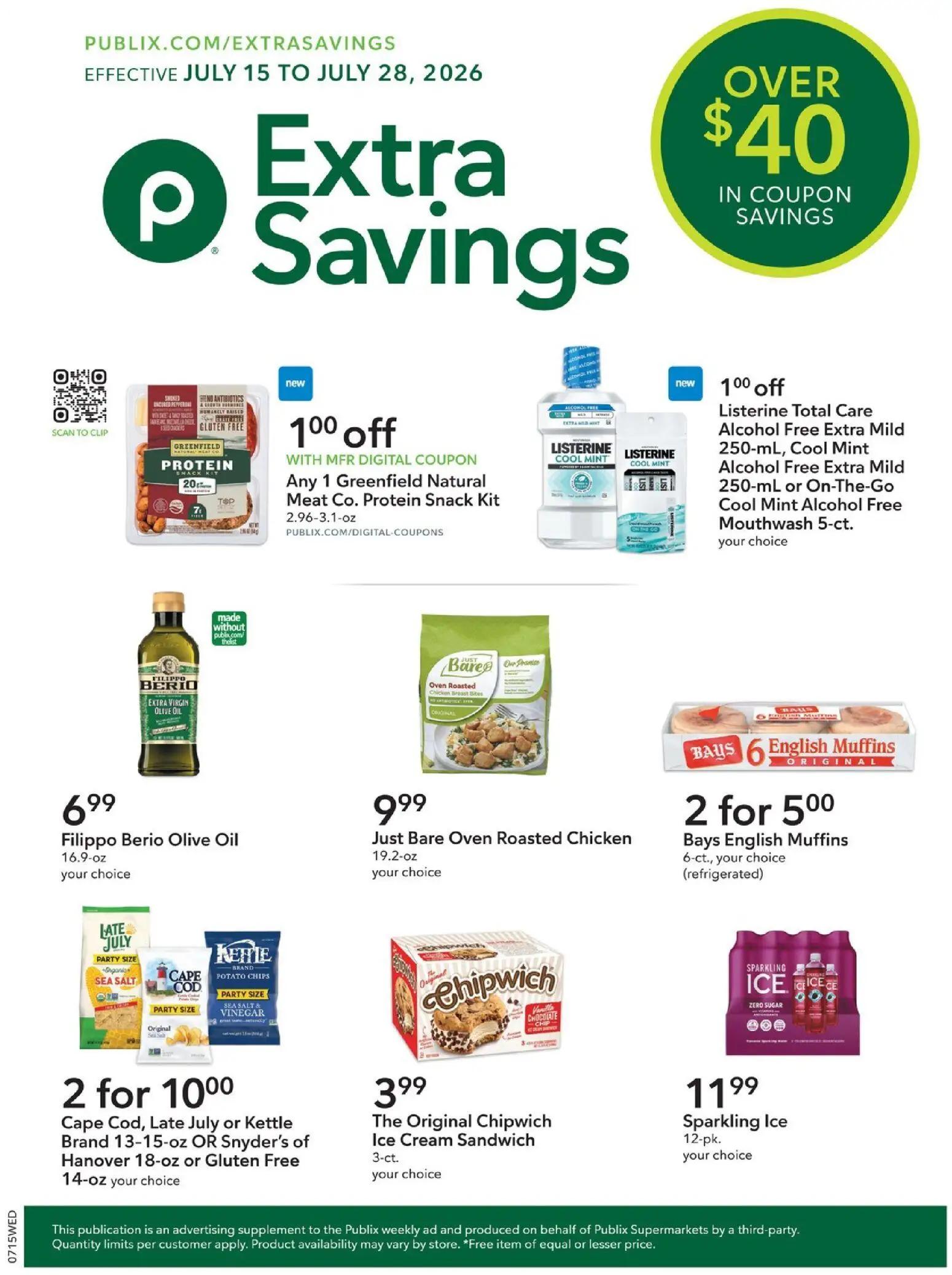 publix - Publix Extra Savings - 07/15 - 07/28 2026