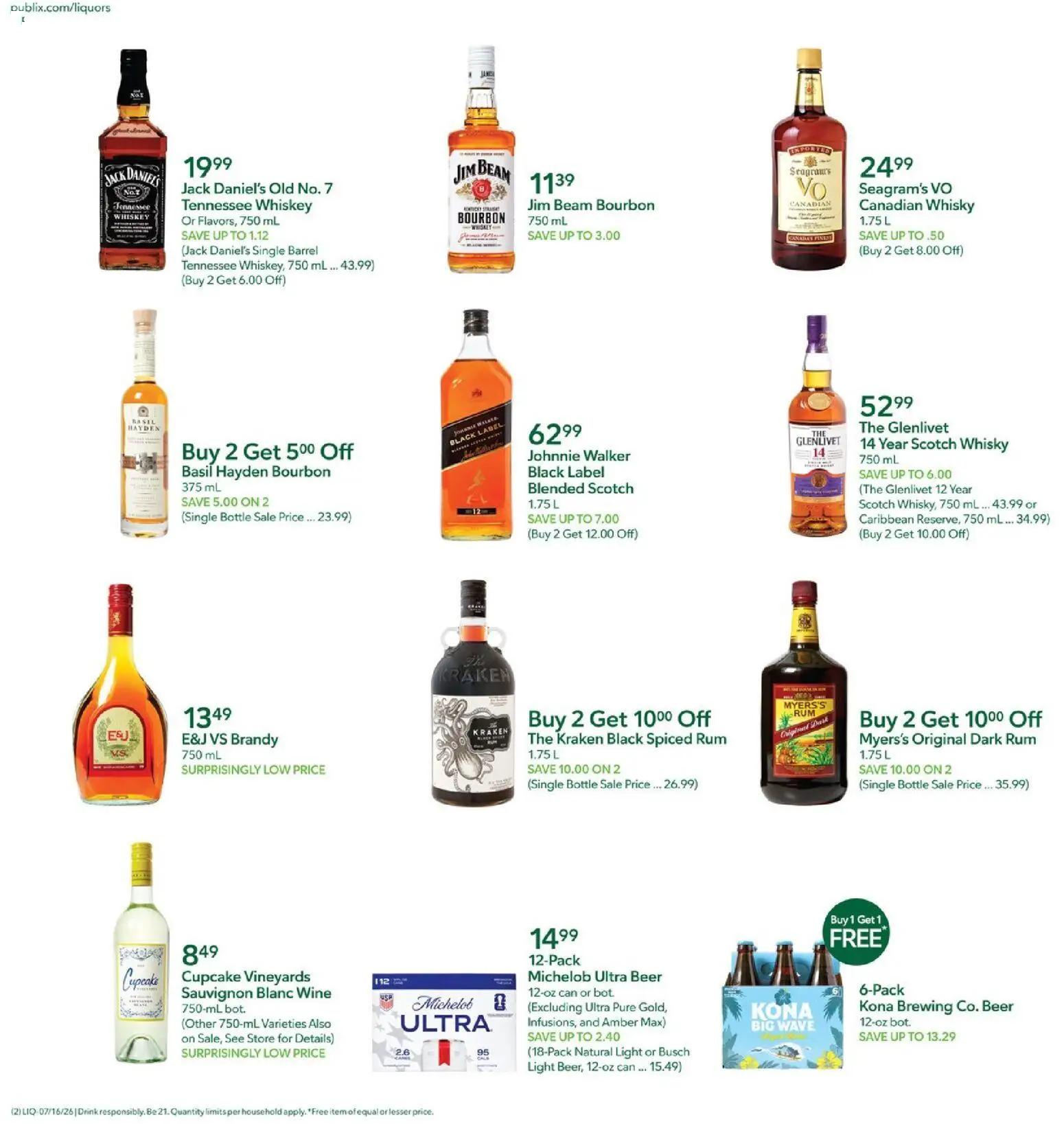 publix - Publix Liquor Ad - 07/16 - 07/22 2026 - page: 2