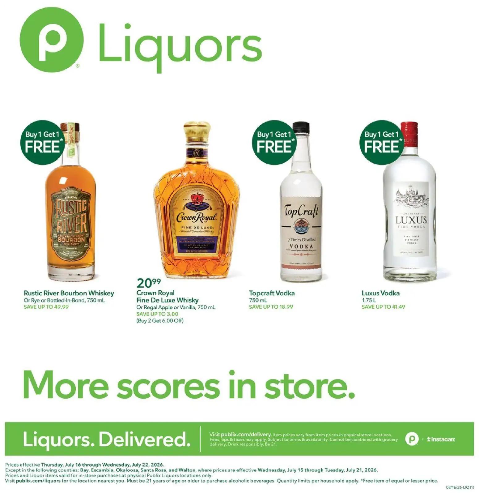 publix - Publix Liquor Ad - 07/16 - 07/22 2026