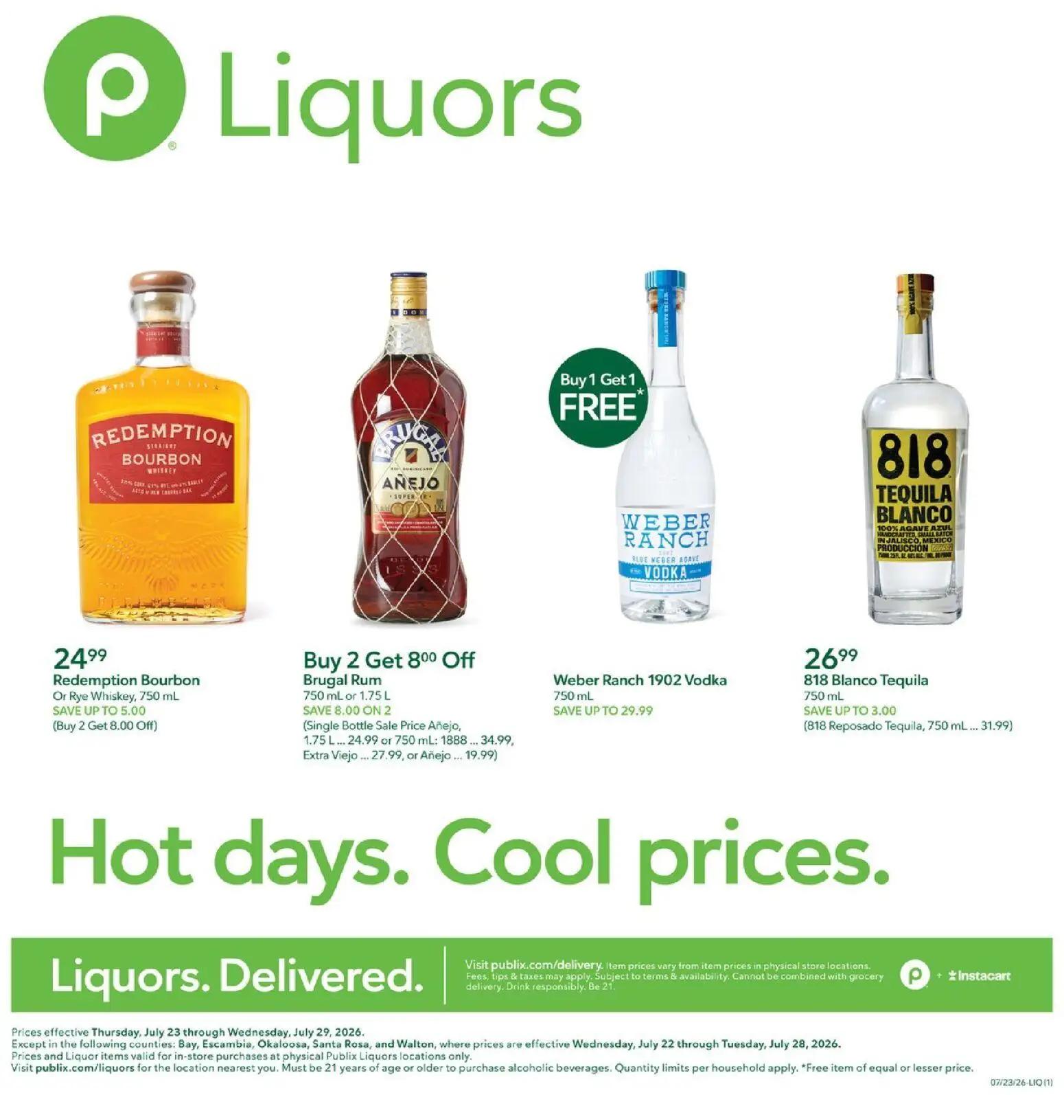 publix - Publix Liquor Ad - 07/23 - 07/29 2026