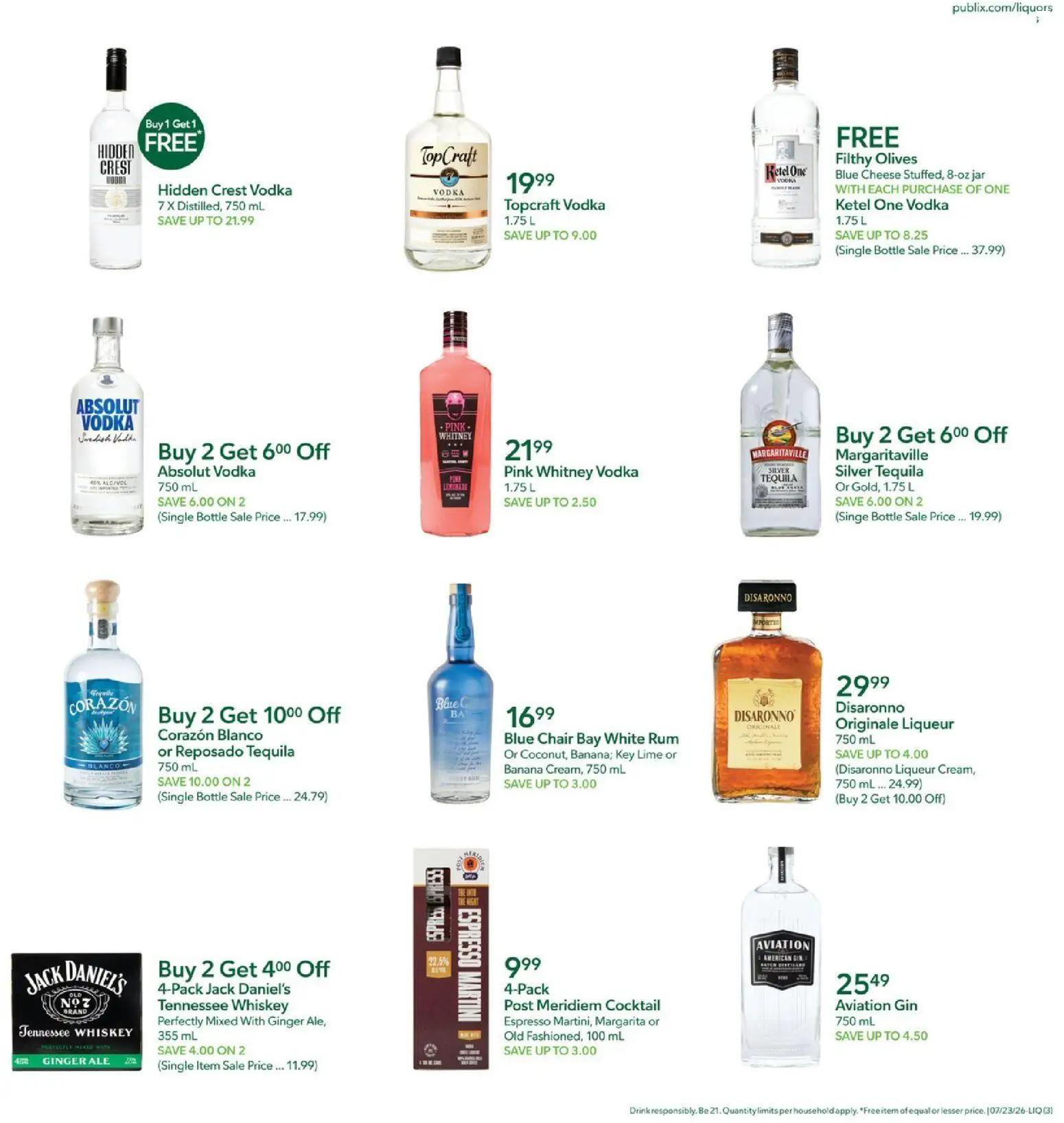 publix - Publix Liquor Ad - 07/23 - 07/29 2026 - page: 3