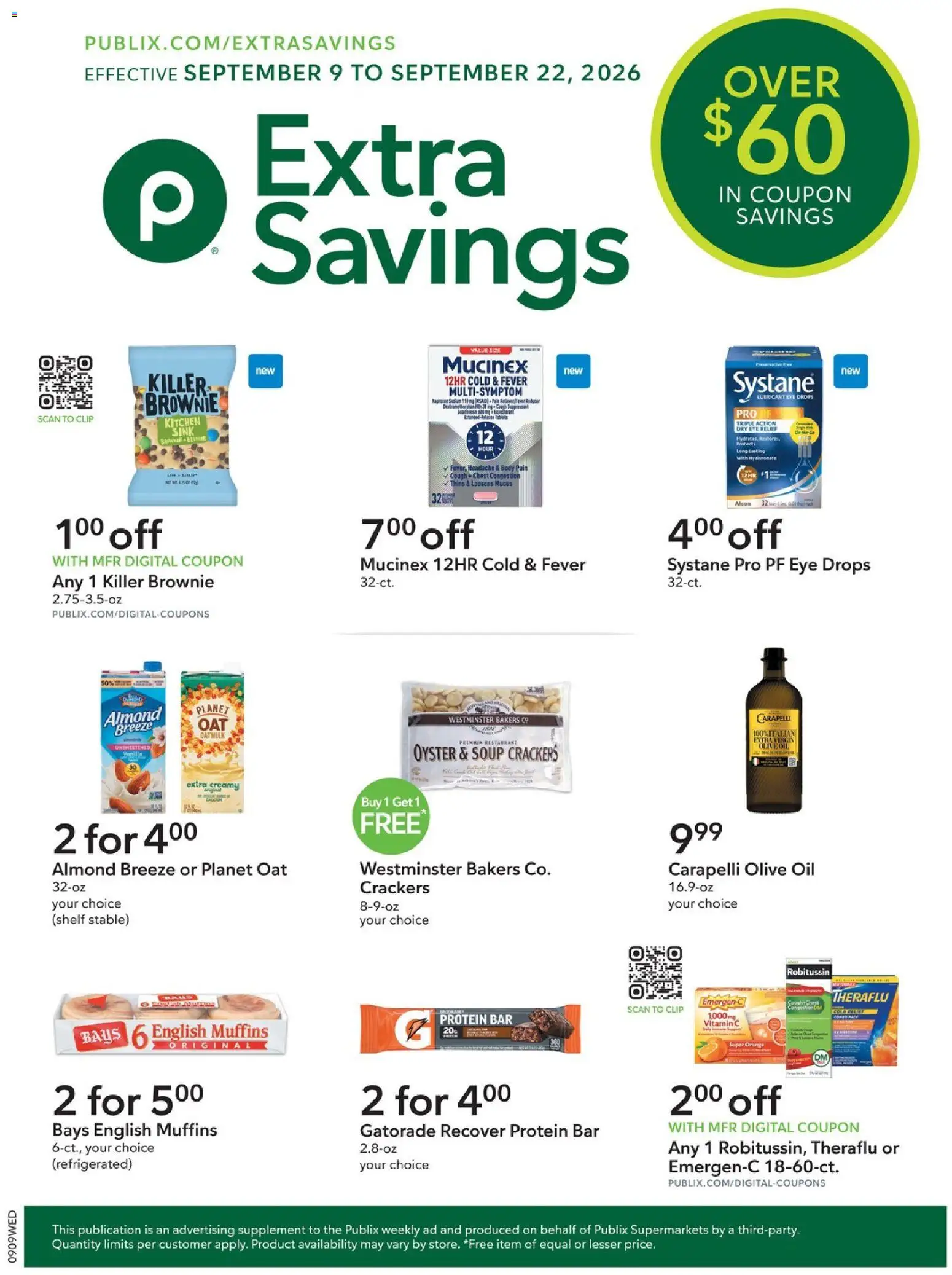 publix - Publix Extra Savings - 09/09 - 09/22 2026