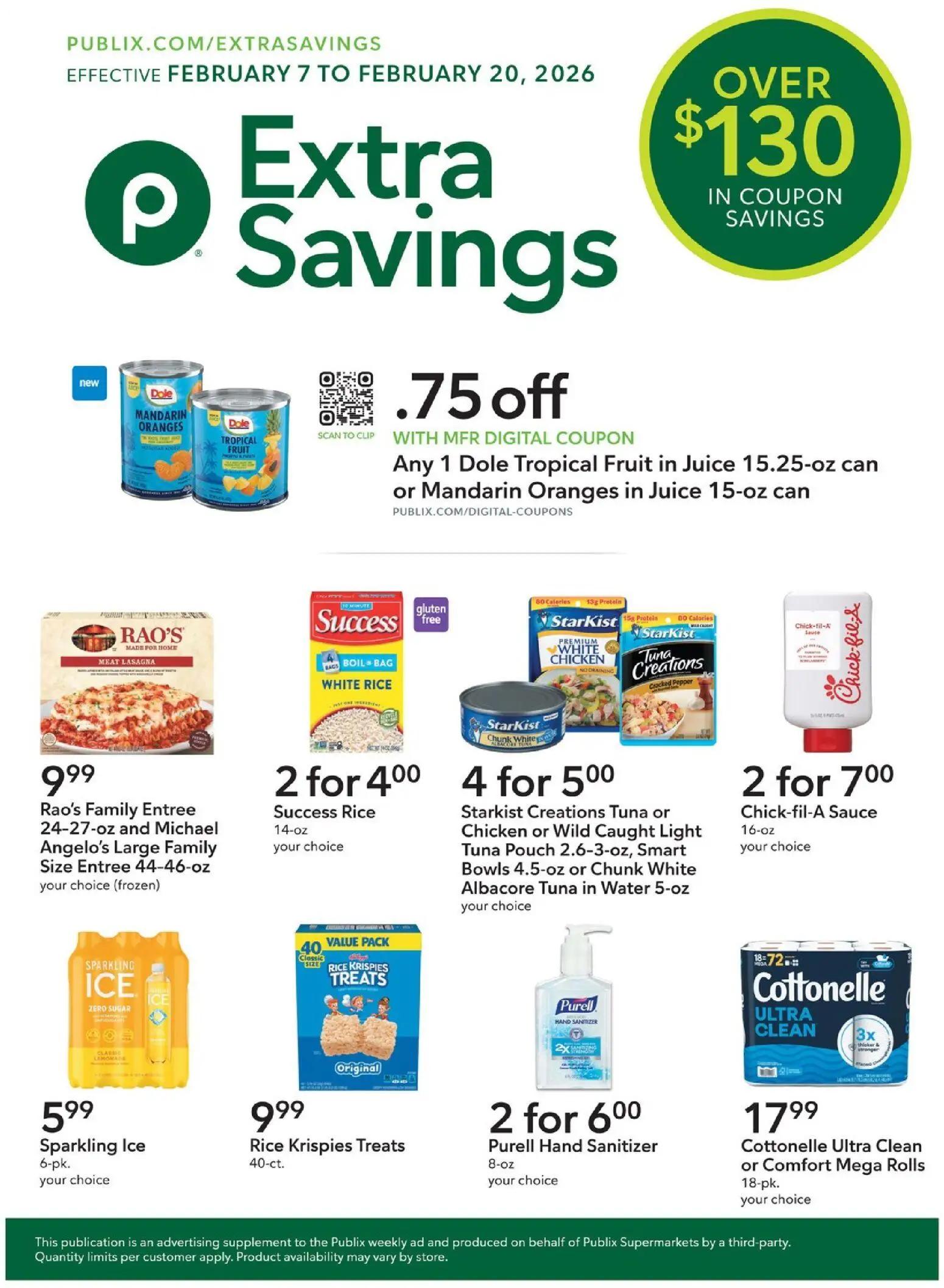 publix - Publix Extra Savings - 02/07 - 02/20 2026