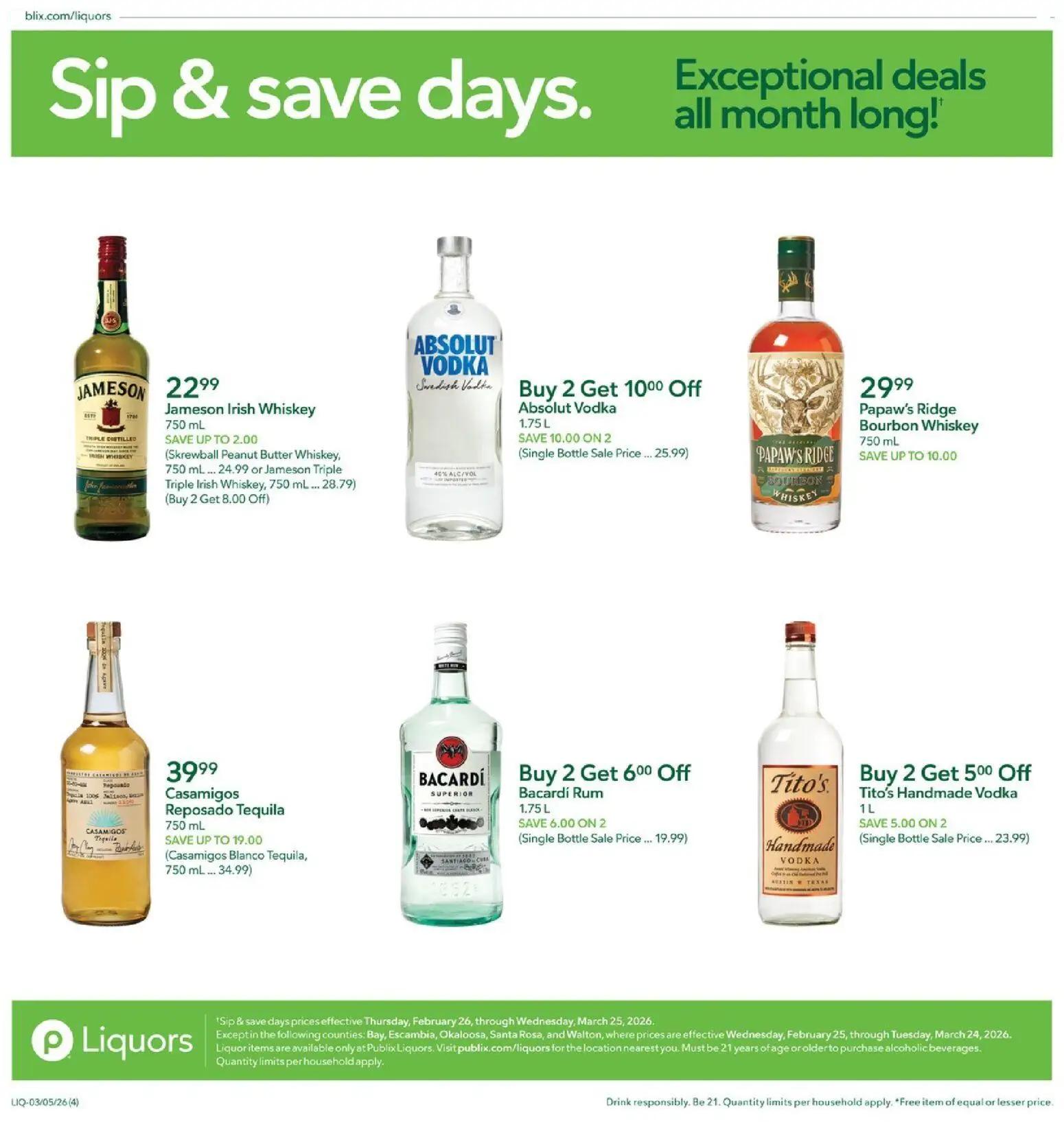 publix - Publix Liquor Ad - 03/05 - 03/11 2026 - page: 4