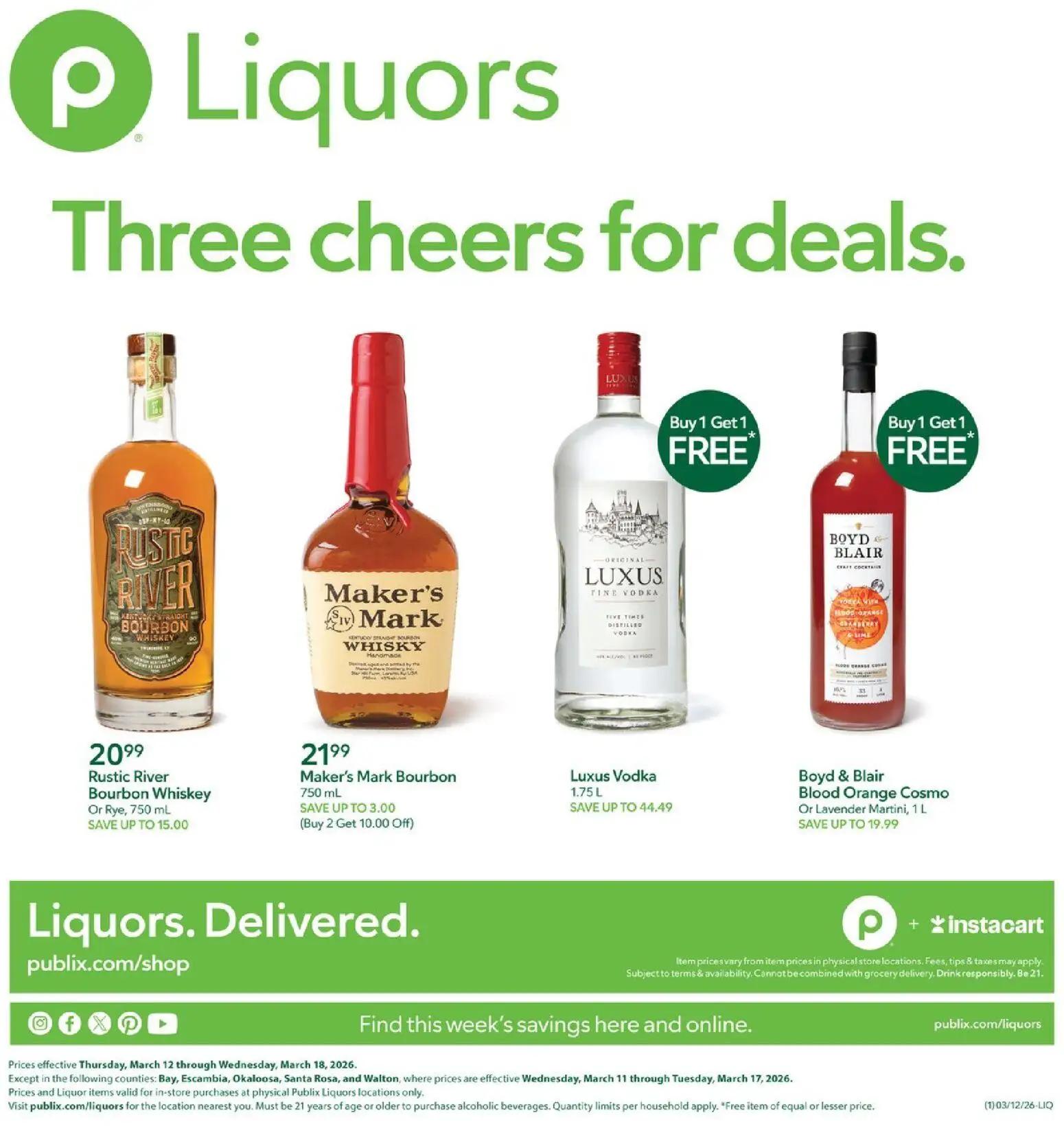 publix - Publix Liquor Ad - 03/12 - 03/18 2026