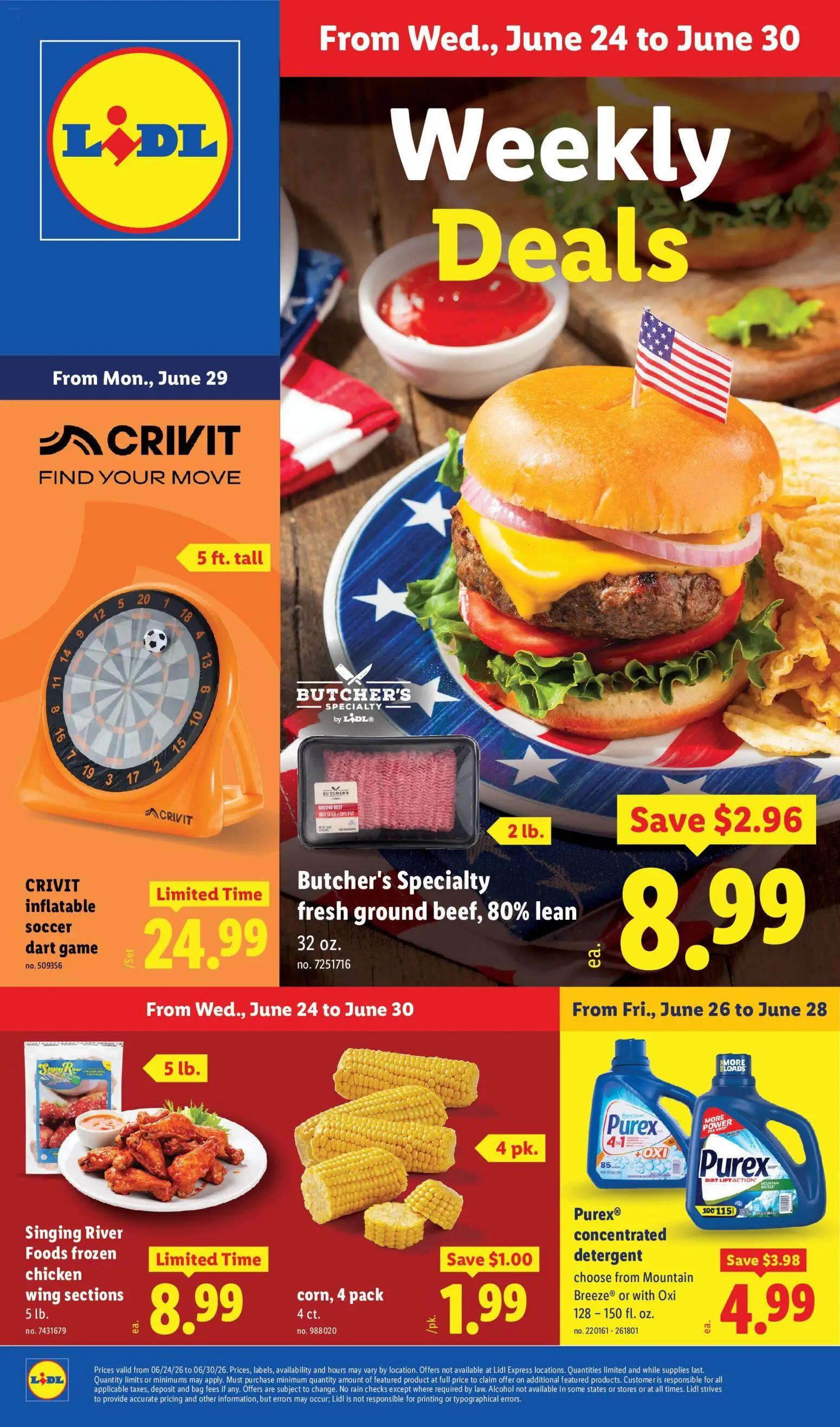 lidl - Lidl Weekly Ad - 06/24 - 06/30 2026 - page: 1