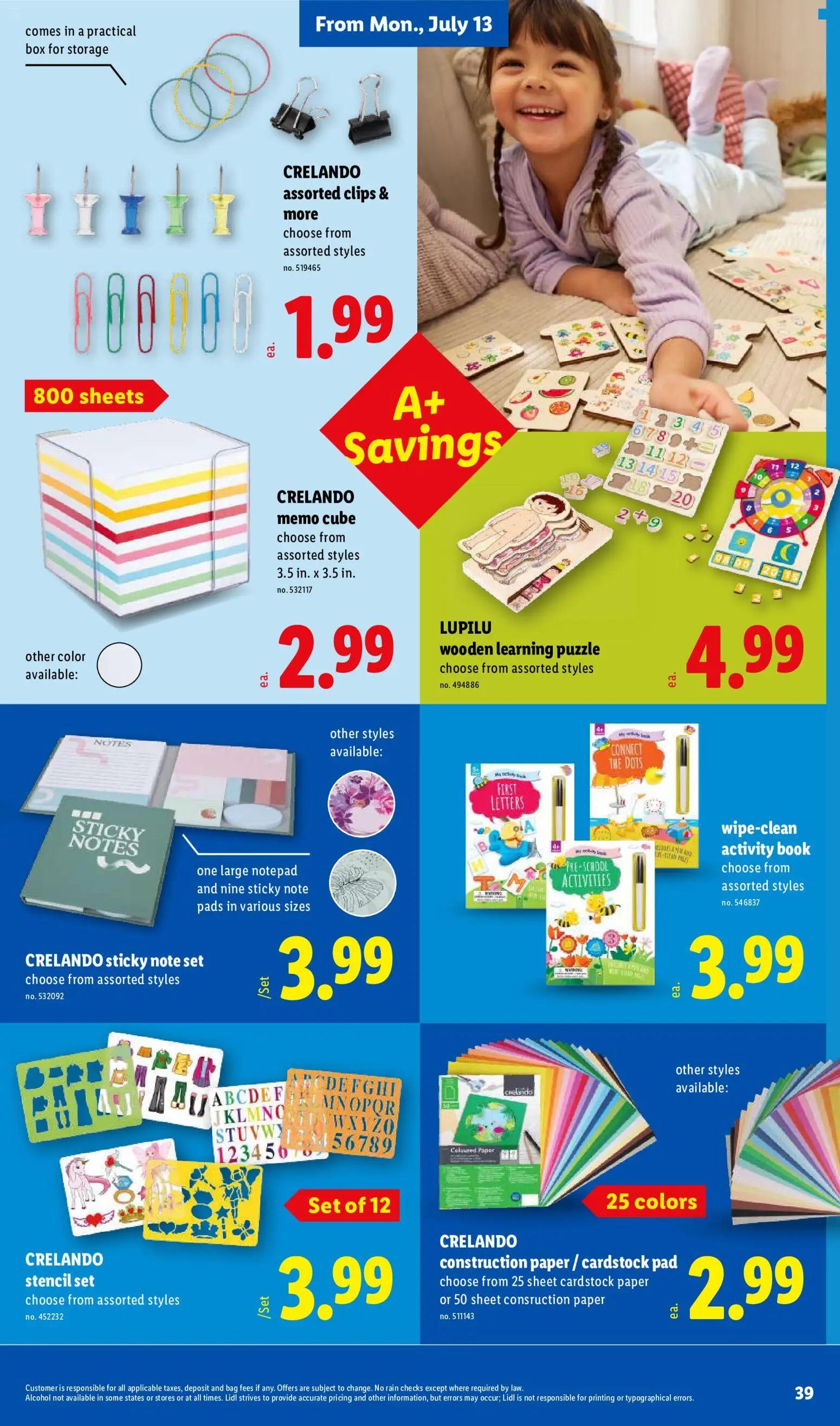 lidl - Lidl Weekly Ad - 07/08 - 07/14 2026 - page: 39