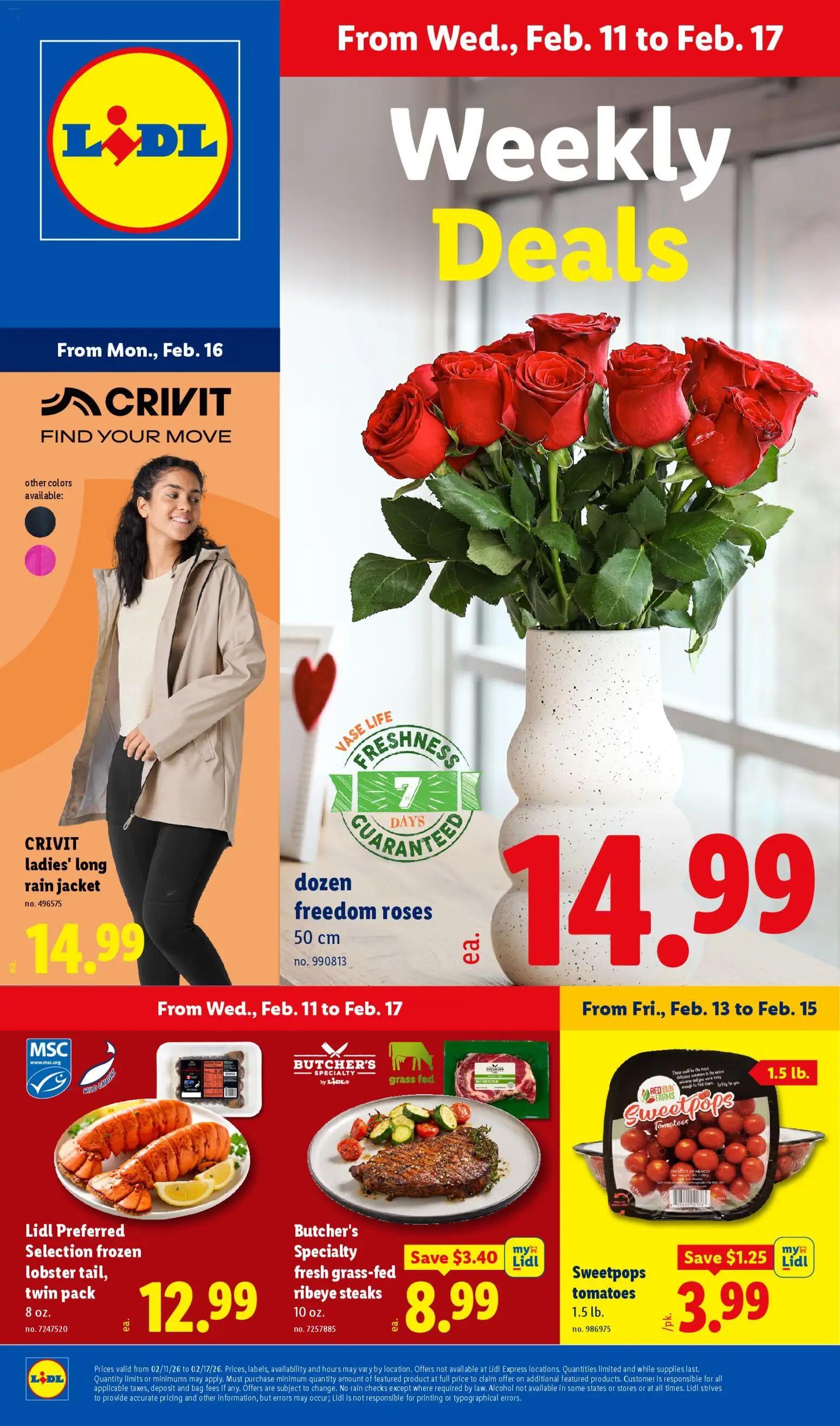 lidl - Lidl Weekly Ad - 02/11 - 02/17 2026 - page: 1