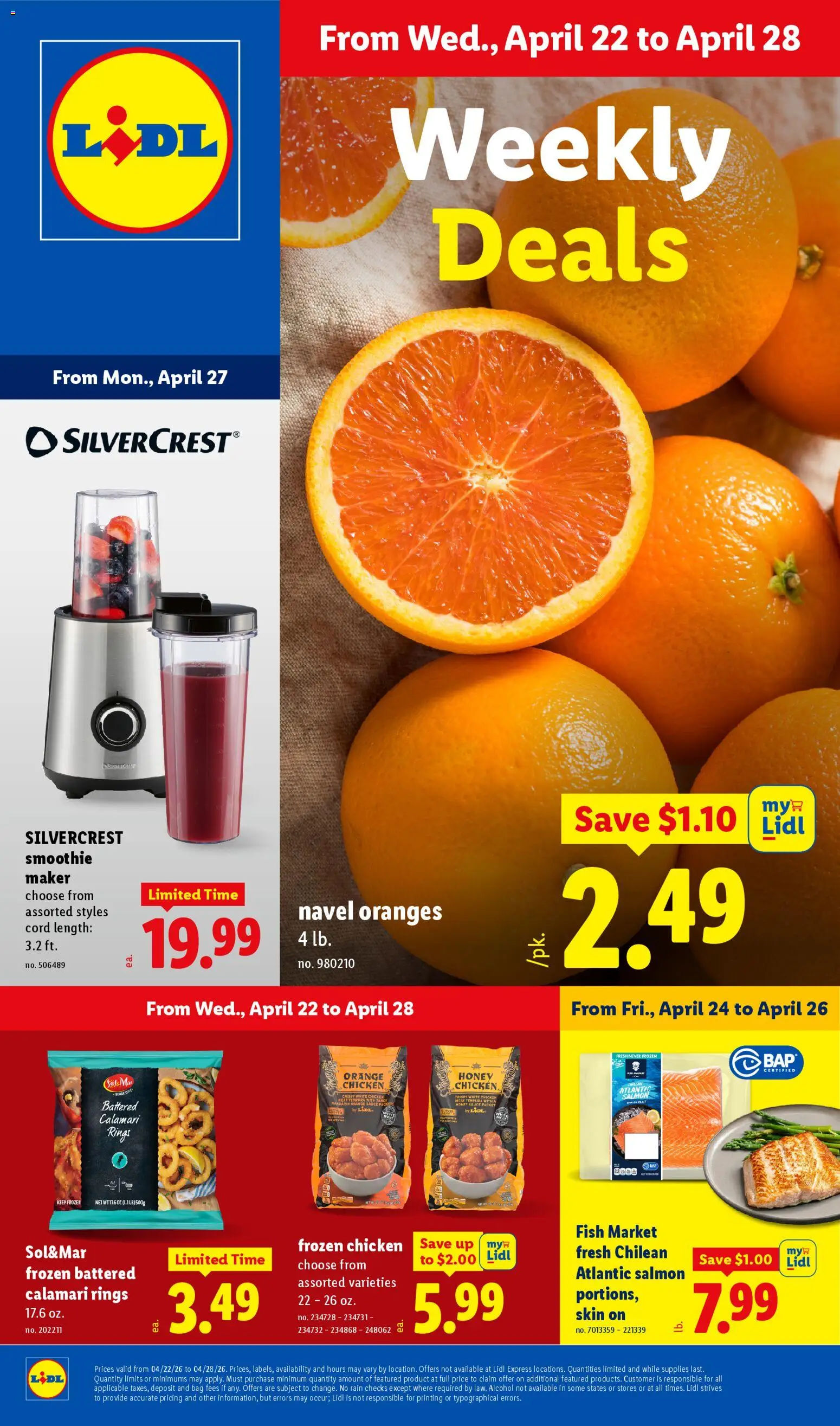 lidl - Lidl Weekly Ad - 04/22 - 04/28 2026 - page: 1