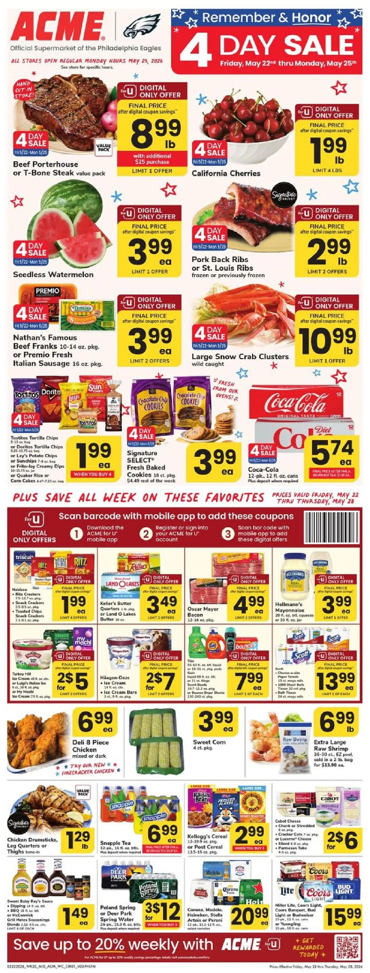 acme - Acme Weekly Ad - 05/22 - 05/28 2026 - page: 1