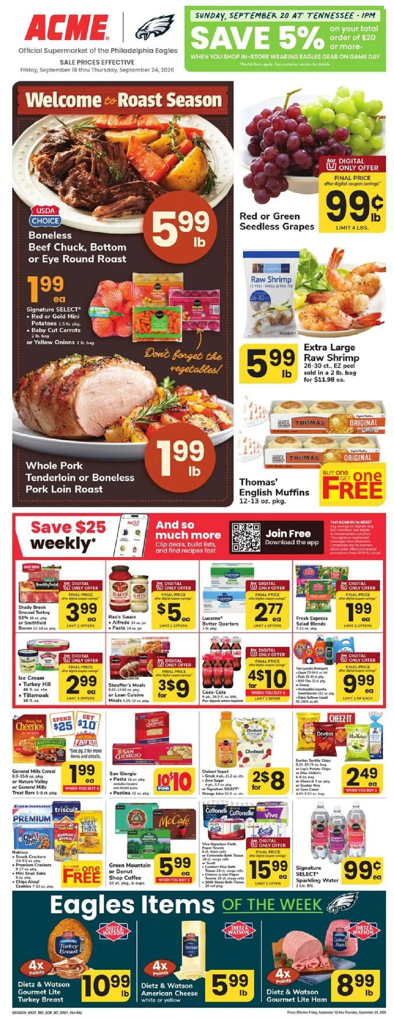 acme - Acme Weekly Ad - 09/18 - 09/24 2026