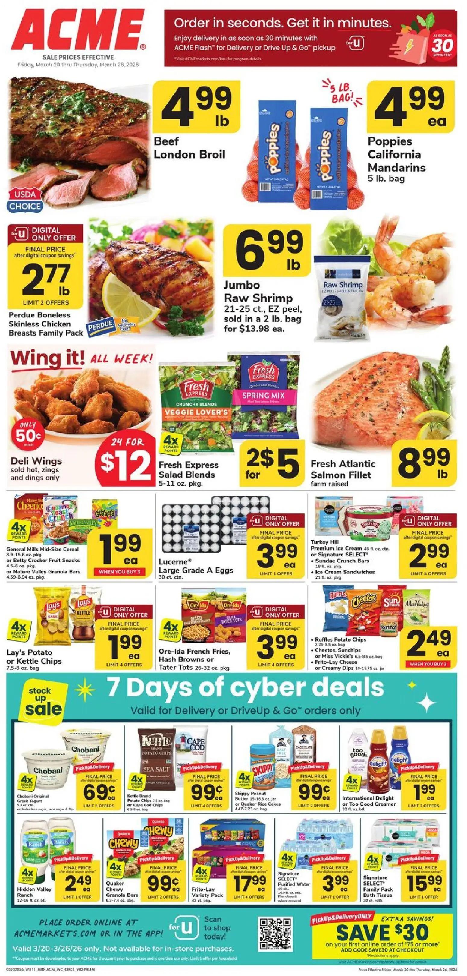acme - Acme Weekly Ad - 03/20 - 03/26 2026 - page: 1