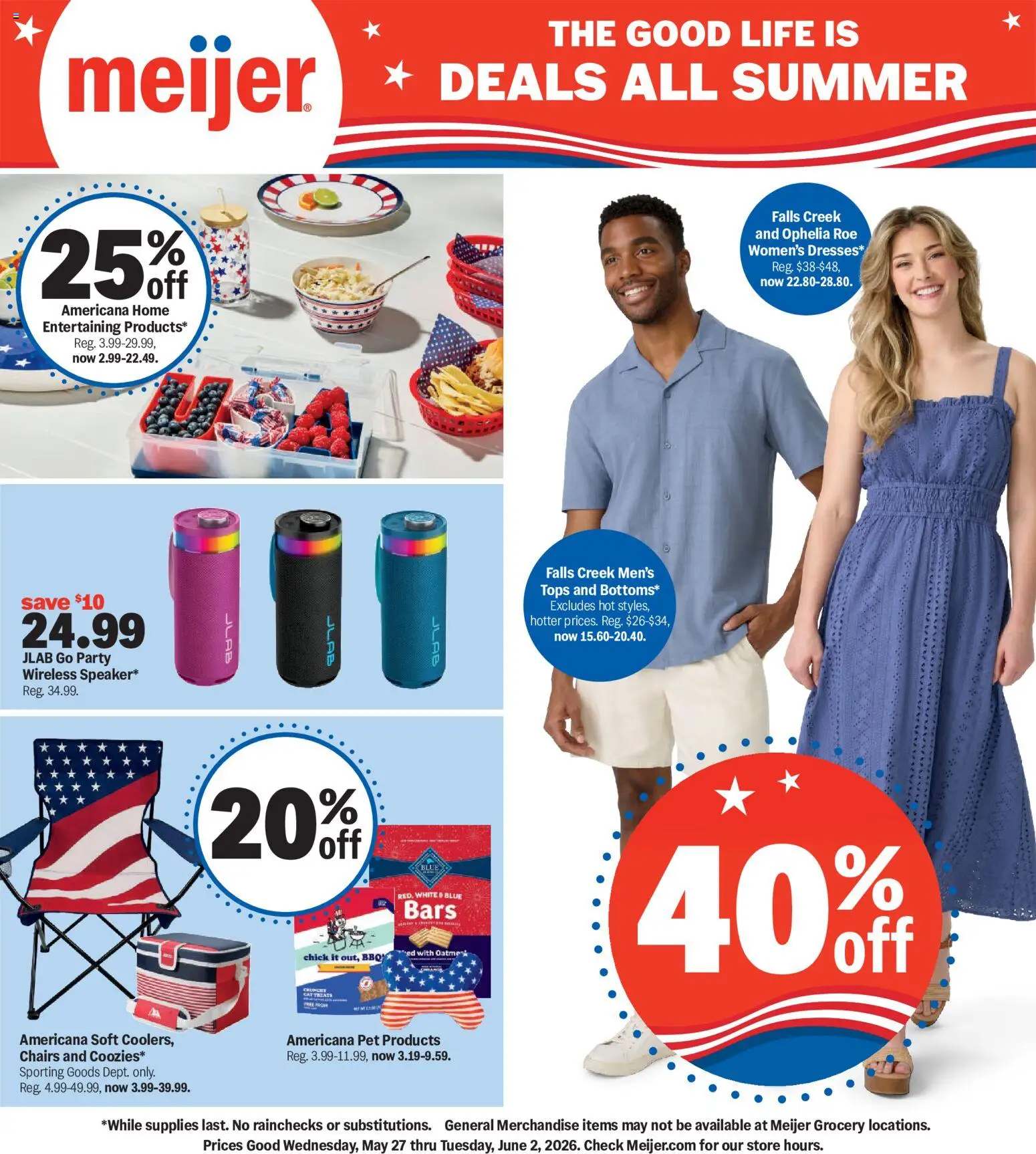 meijer - Meijer The good life is deals all summer - 05/27 - 06/02 2026