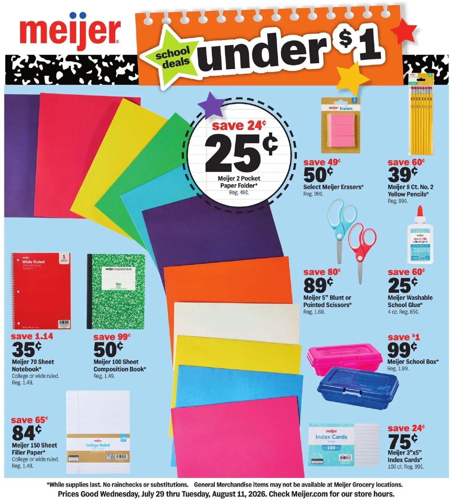 meijer - Meijer Pullout BTS - MI - 07/29 - 08/11 2026
