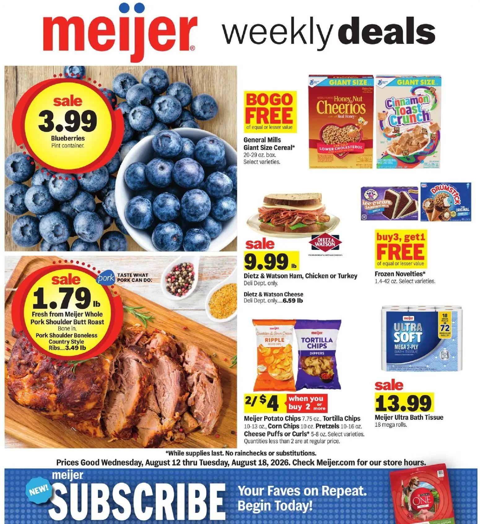 meijer - Meijer Weekly Ad - MI - 08/12 - 08/18 2026