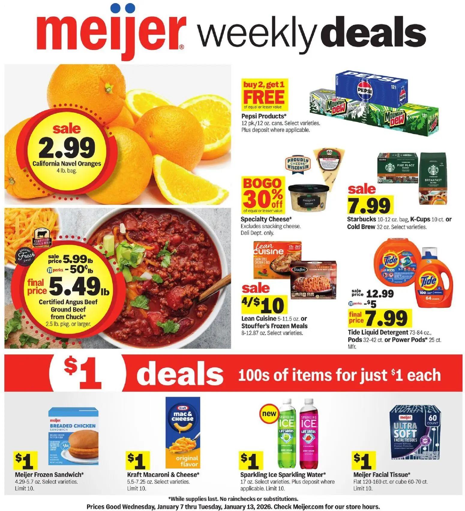 meijer - Meijer Weekly Ad - 01/07 - 01/13 2026