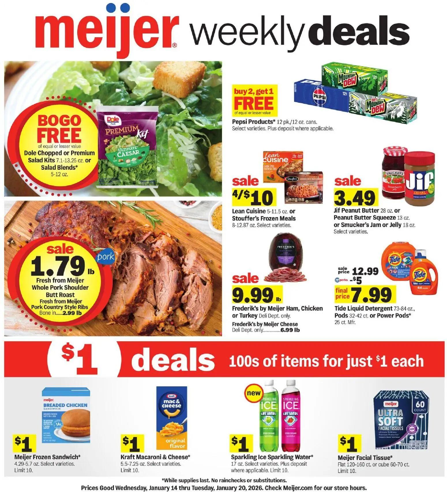 meijer - Meijer Weekly Ad - 01/14 - 01/20 2026