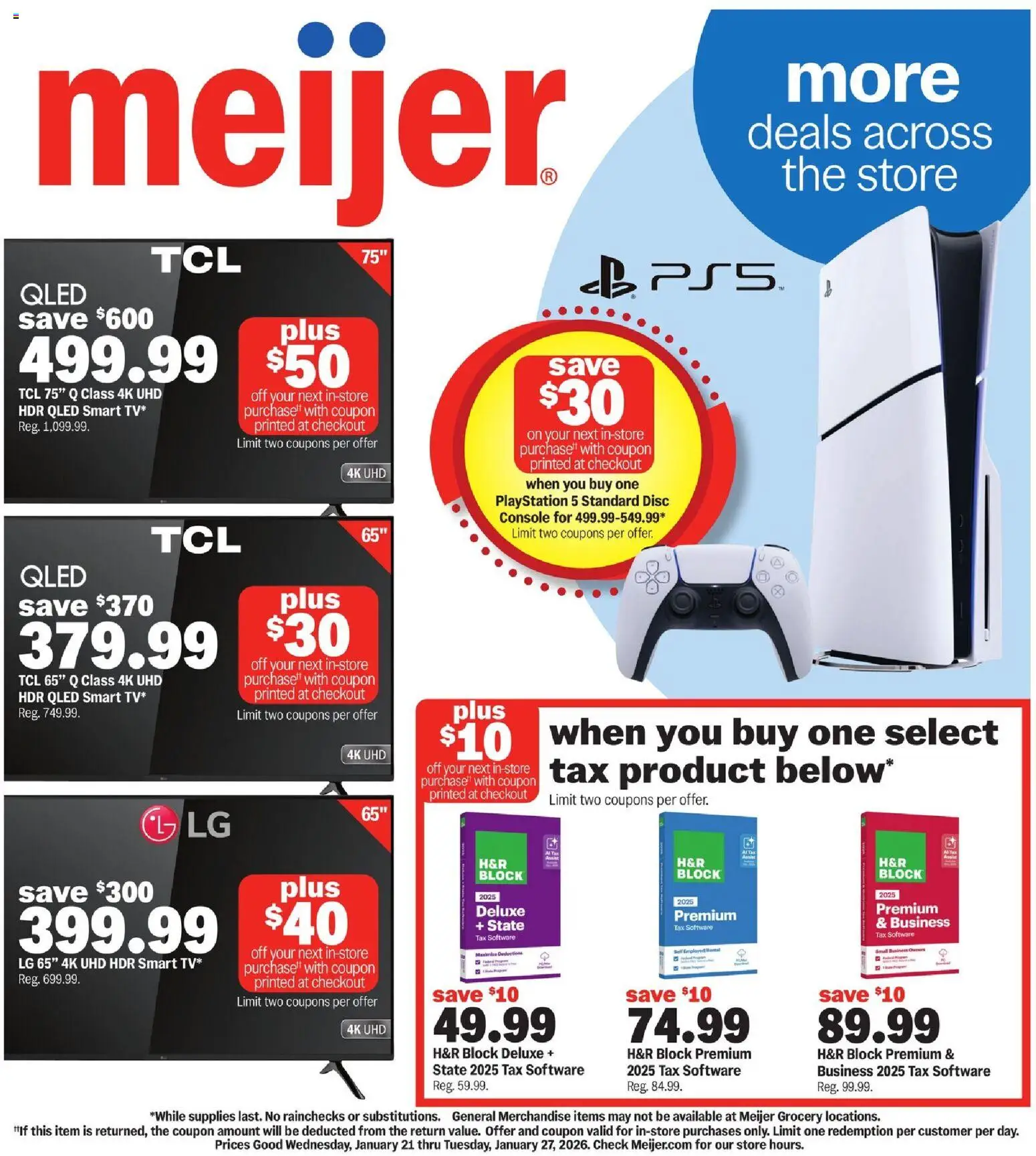 meijer - Meijer More Deals Across the Store - 01/21 - 01/27 2026