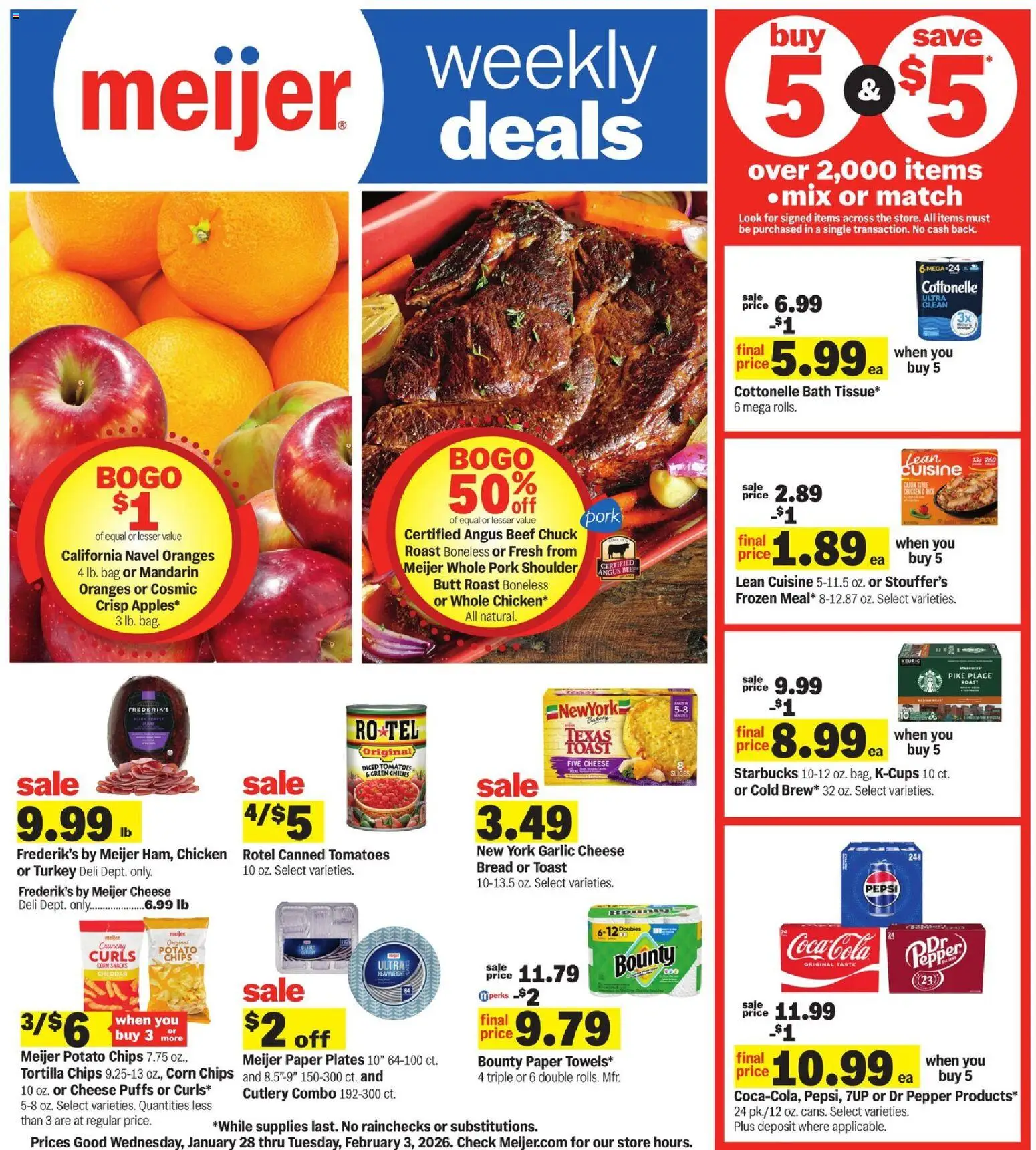 meijer - Meijer Weekly Ad - 01/28 - 02/03 2026 - page: 1