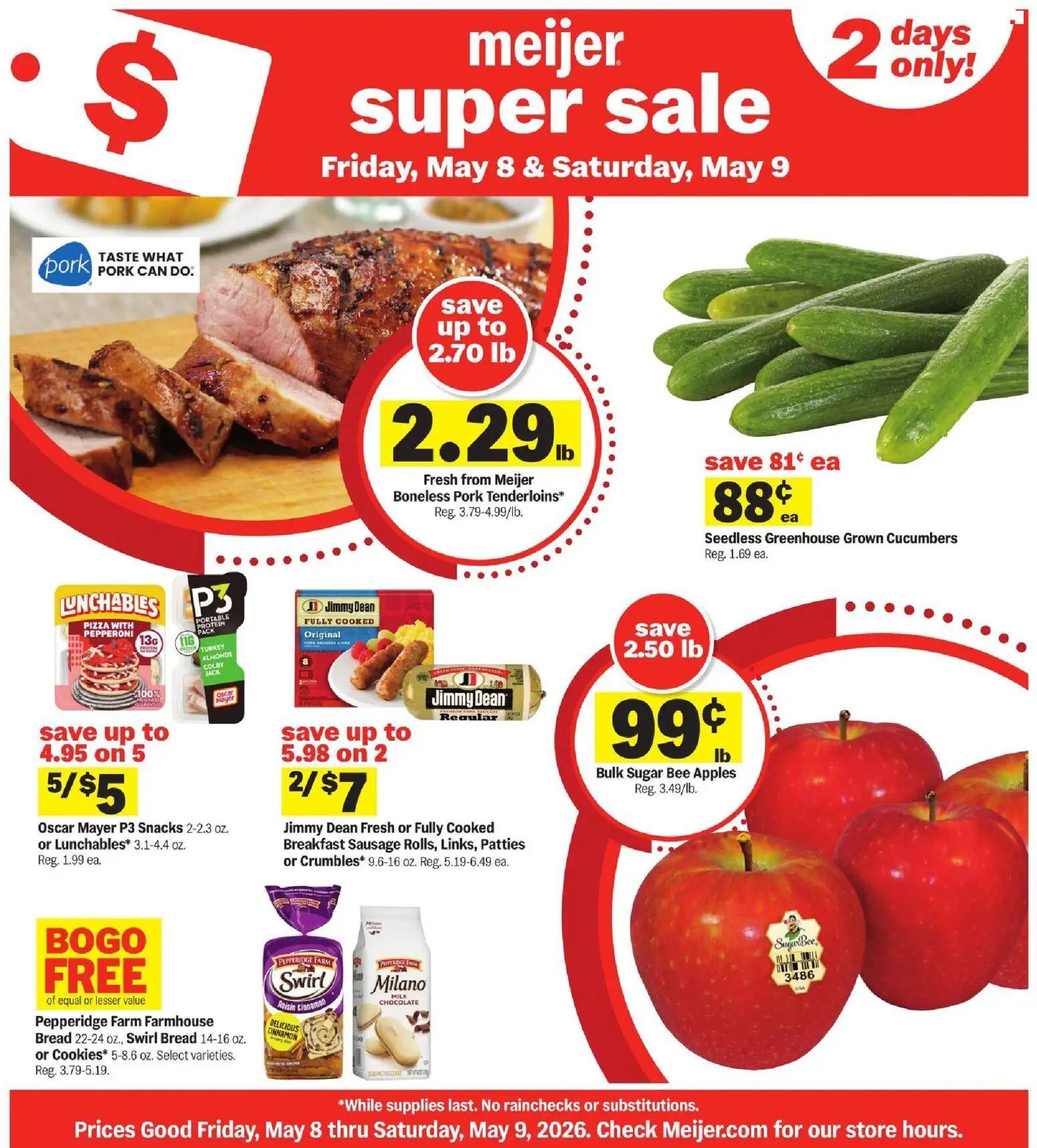 meijer - Meijer Super Sale - 05/08 - 05/09 2026