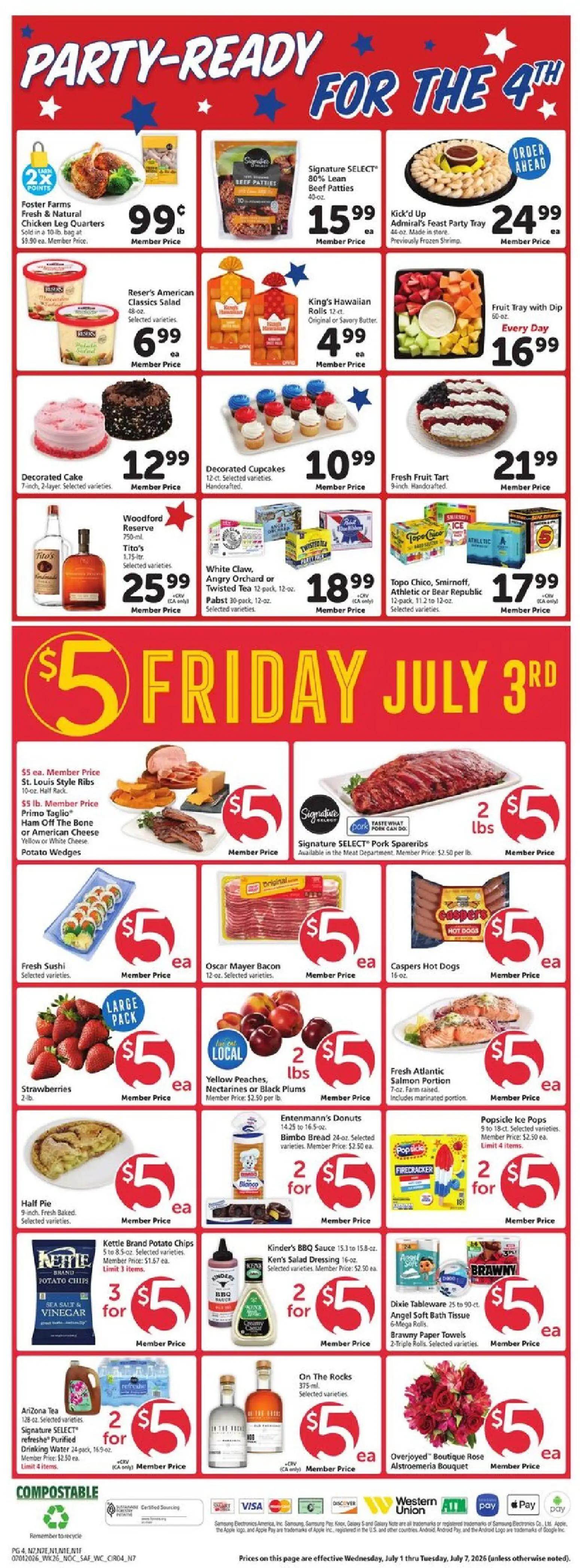 safeway - Safeway Weekly Ad - 07/01 - 07/07 2026 - page: 4