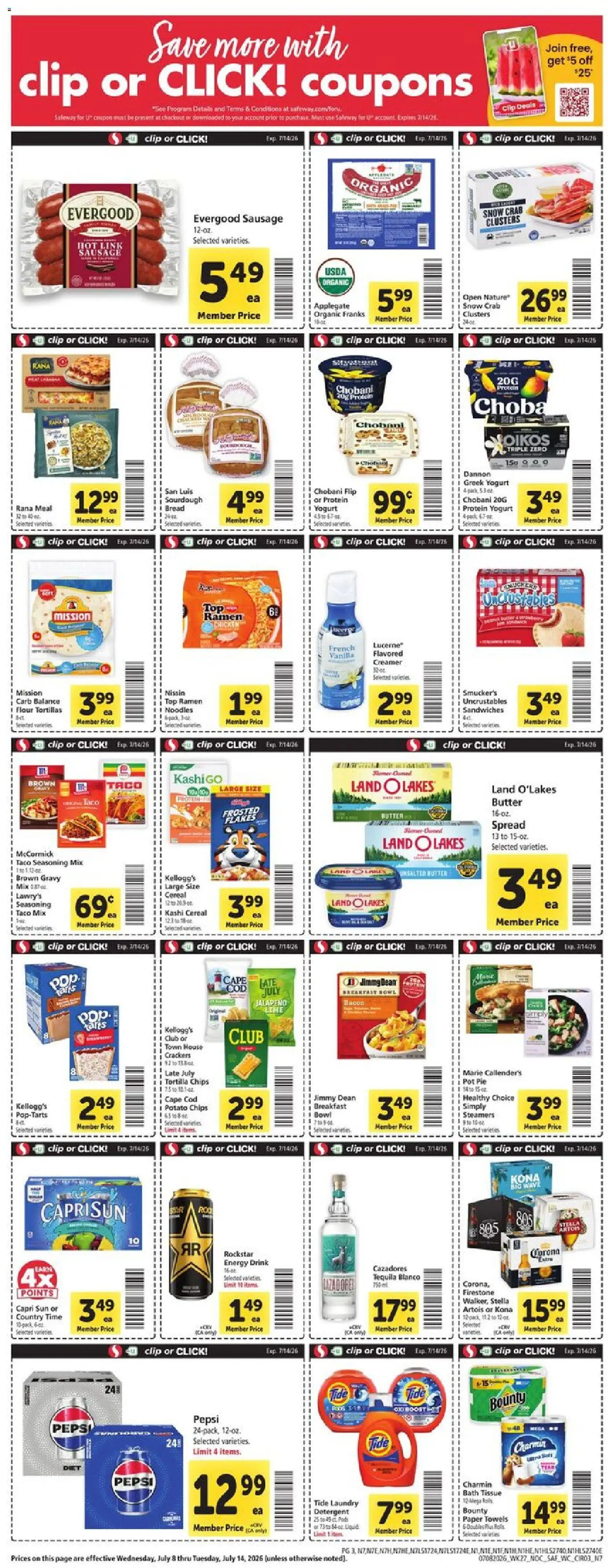safeway - Safeway Weekly Ad - 07/08 - 07/14 2026 - page: 3