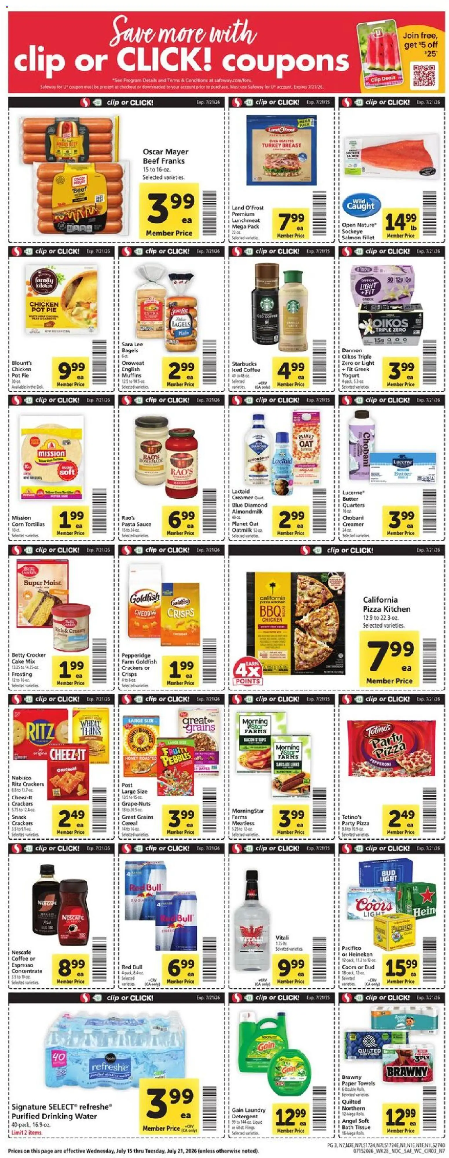 safeway - Safeway Weekly Ad - 07/15 - 07/21 2026 - page: 3