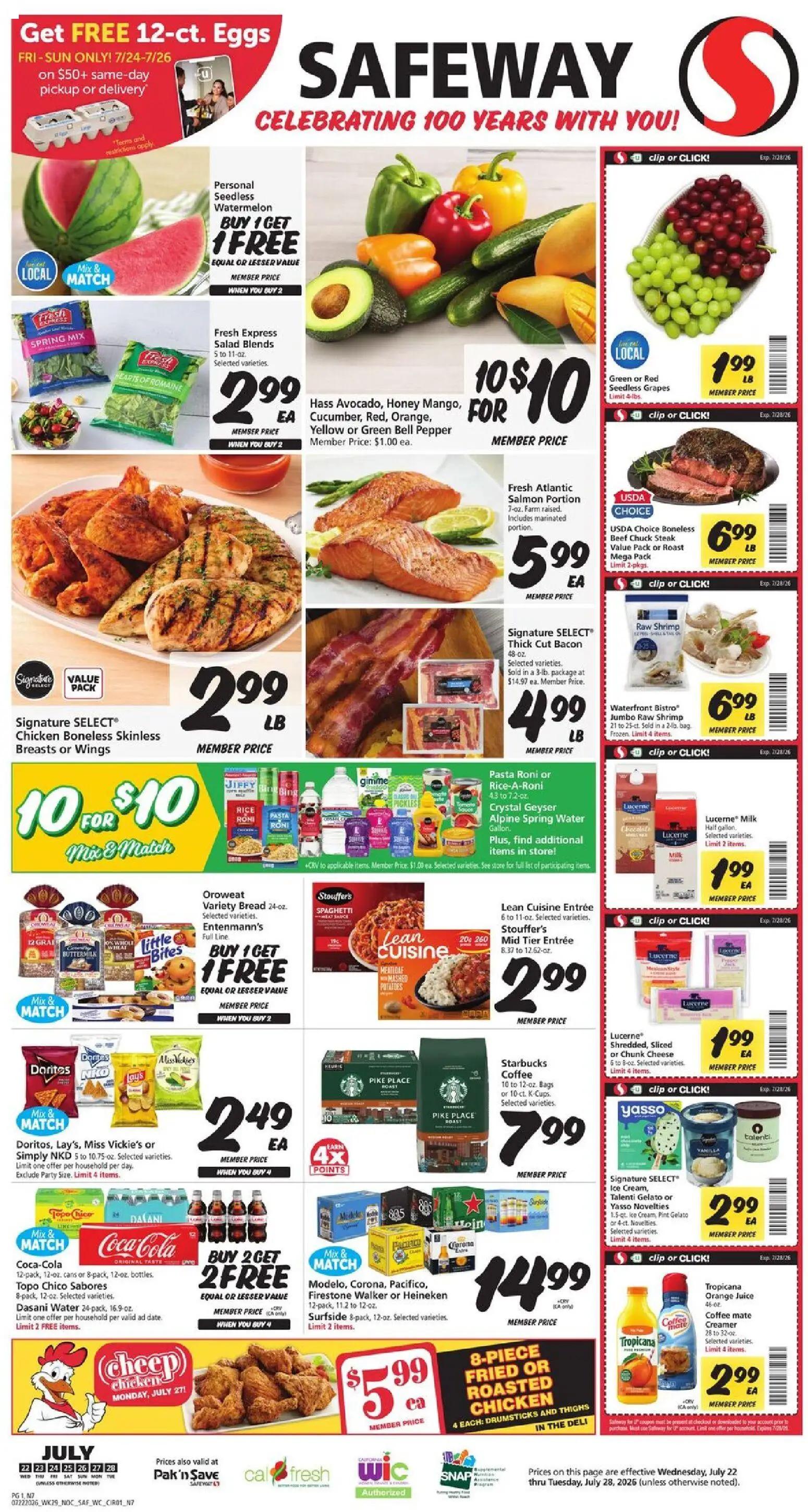 safeway - Safeway Weekly Ad - 07/22 - 07/28 2026