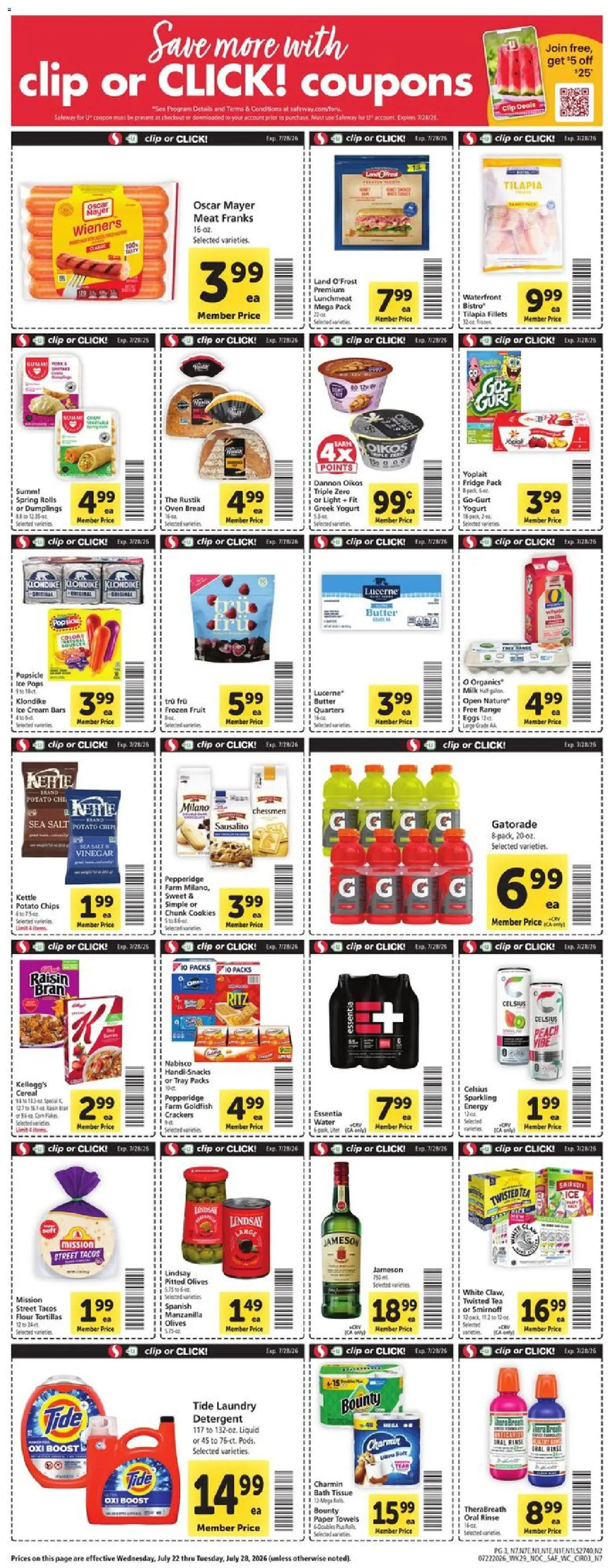 safeway - Safeway Weekly Ad - 07/22 - 07/28 2026 - page: 3