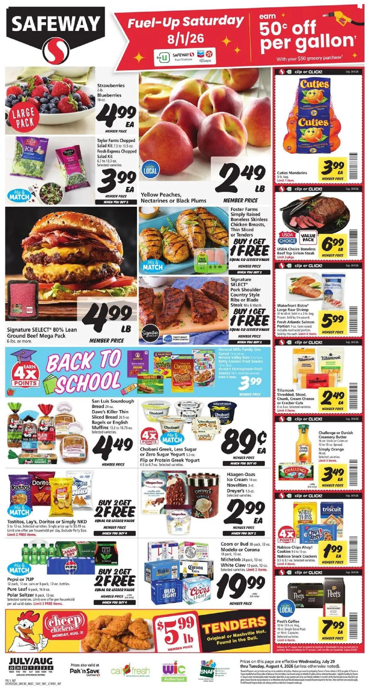 safeway - Safeway Weekly Ad - 07/29 - 08/04 2026