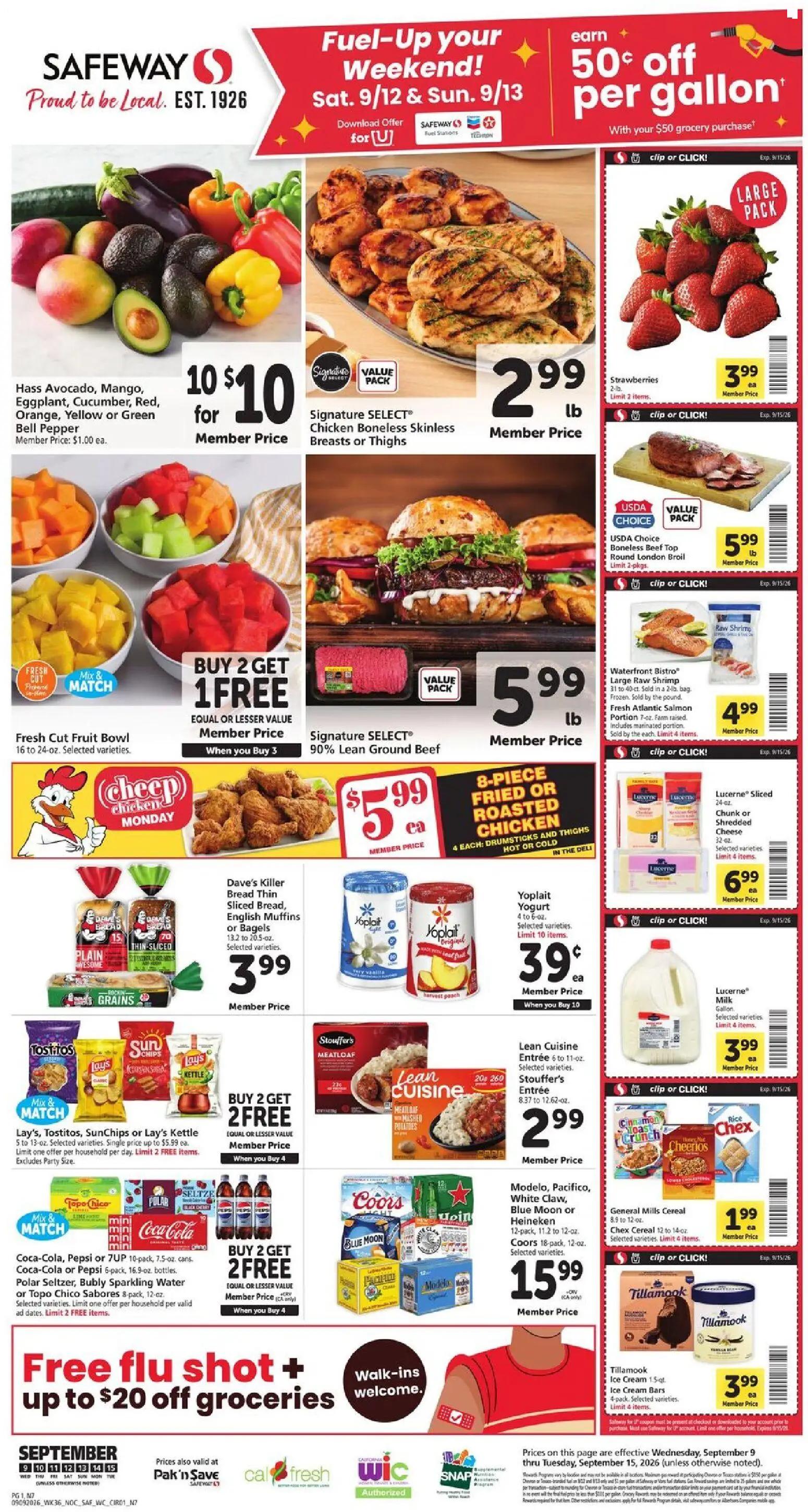 safeway - Safeway Weekly Ad - 09/09 - 09/15 2026