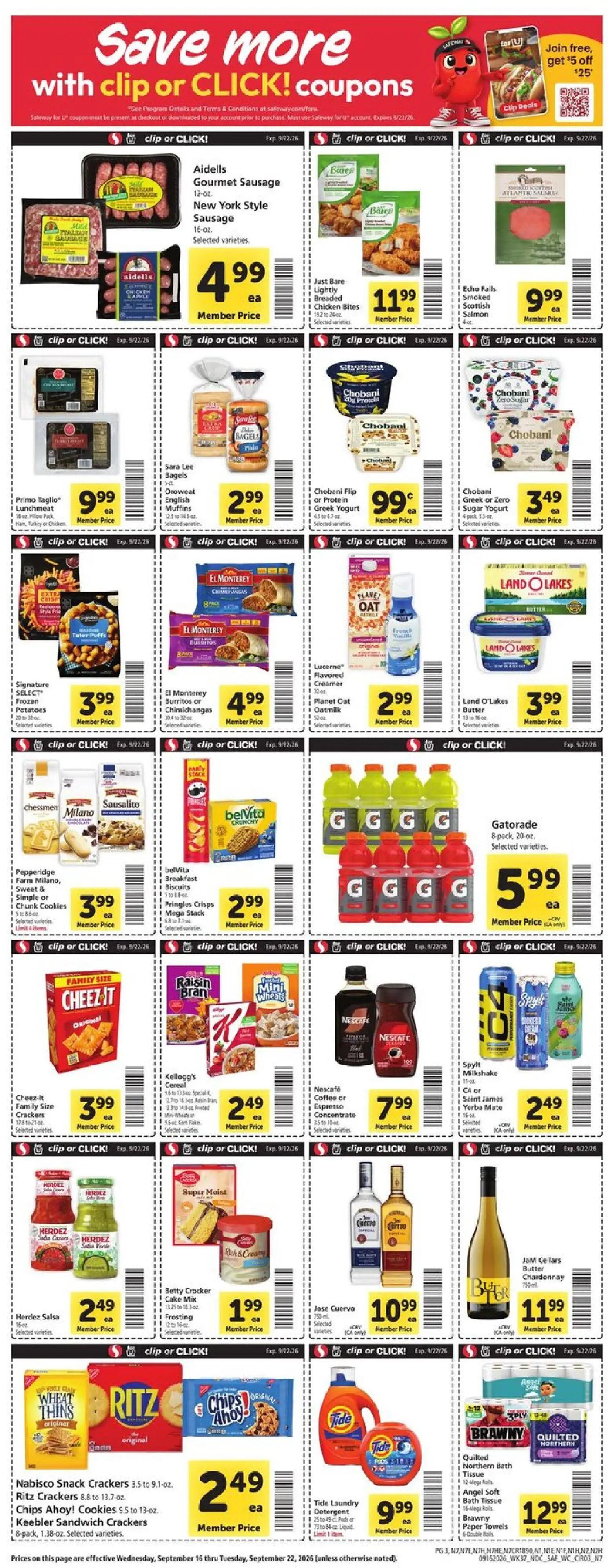 safeway - Safeway Weekly Ad - 09/16 - 09/22 2026 - page: 3