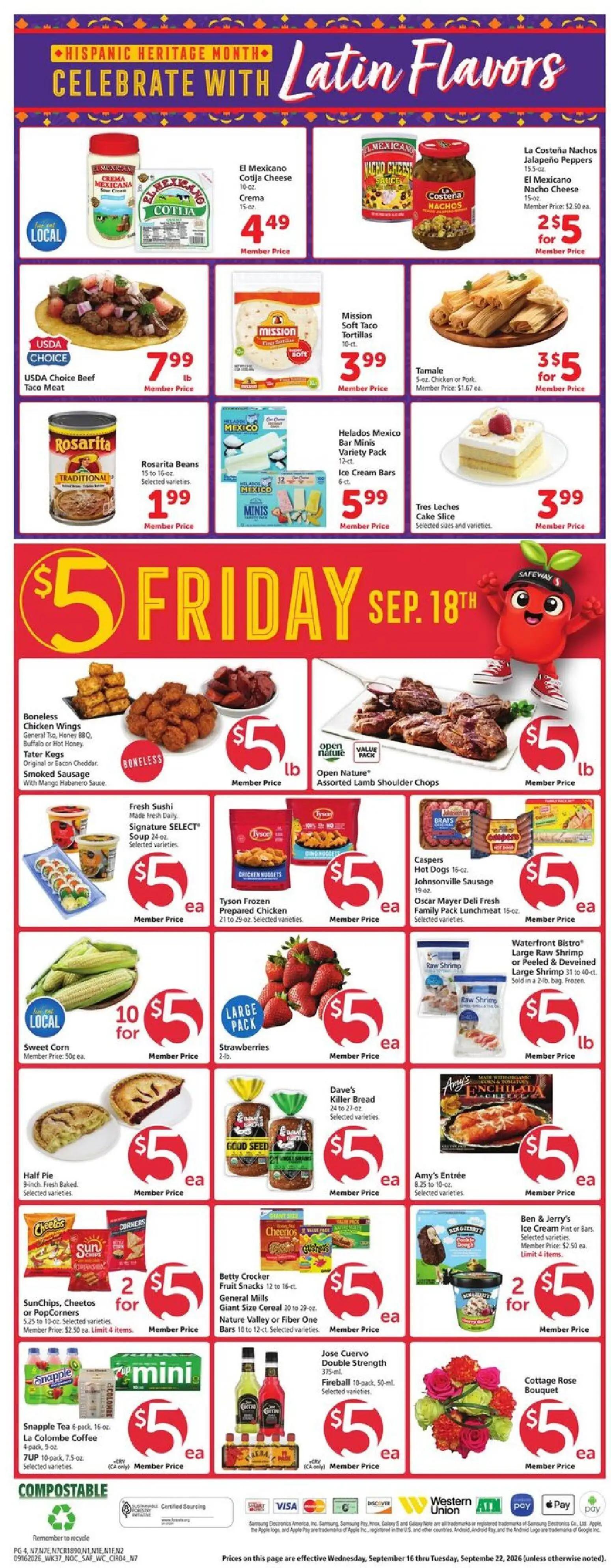 safeway - Safeway Weekly Ad - 09/16 - 09/22 2026 - page: 4