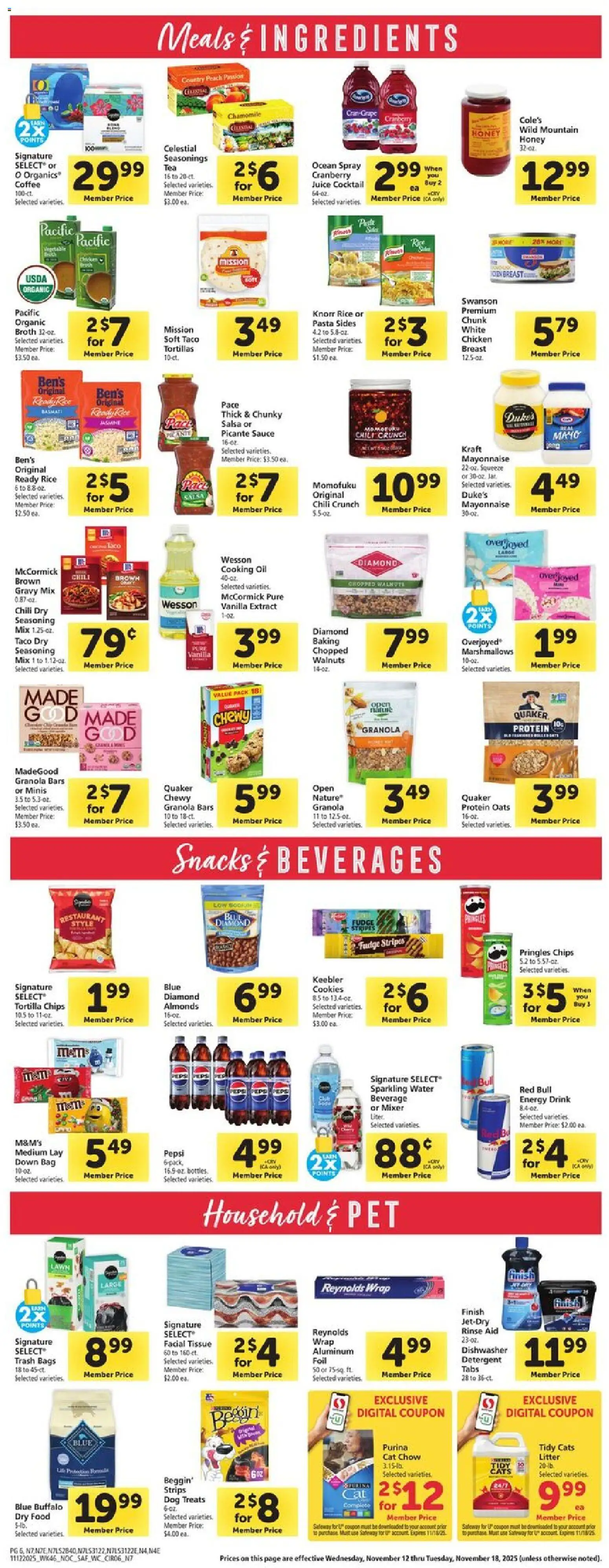 safeway - Safeway Weekly Ad - 11/12 - 11/18 2025 - page: 6