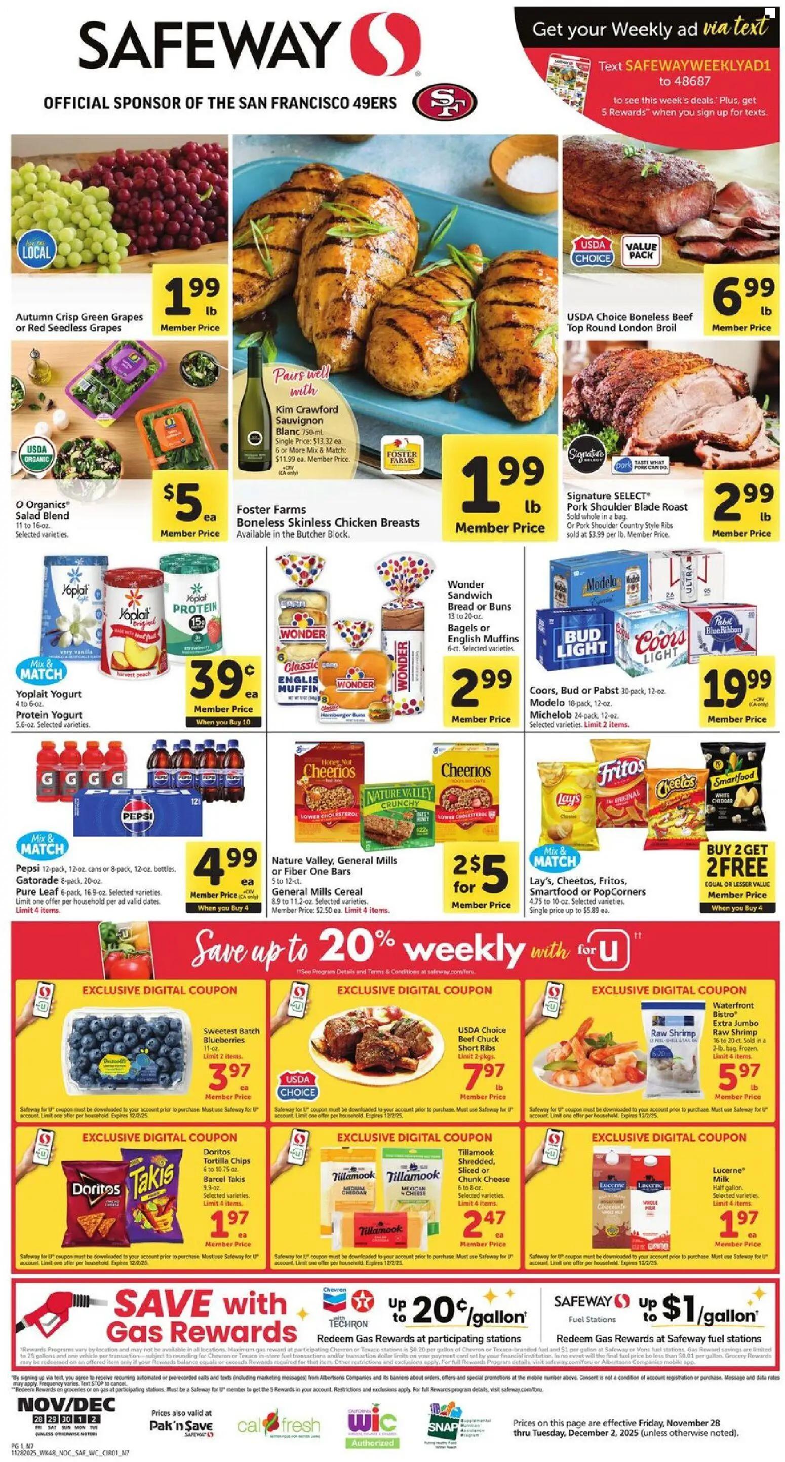 safeway - Safeway Weekly Ad - 11/28 - 12/02 2025
