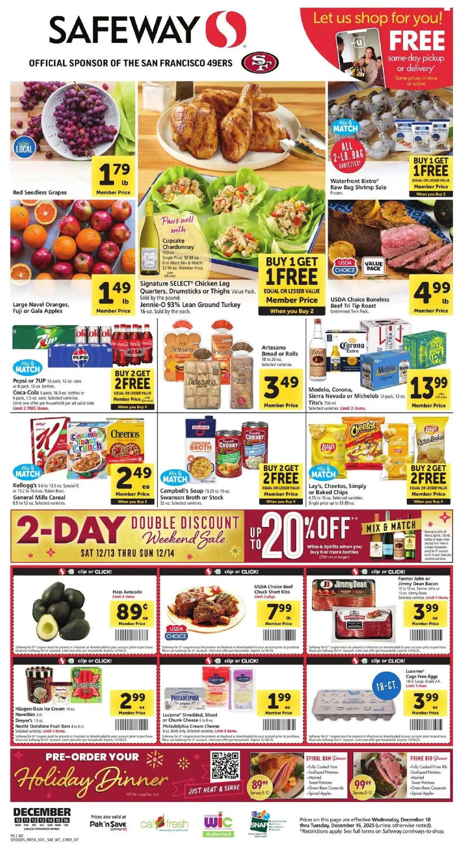 safeway - Safeway Weekly Ad - 12/10 - 12/16 2025
