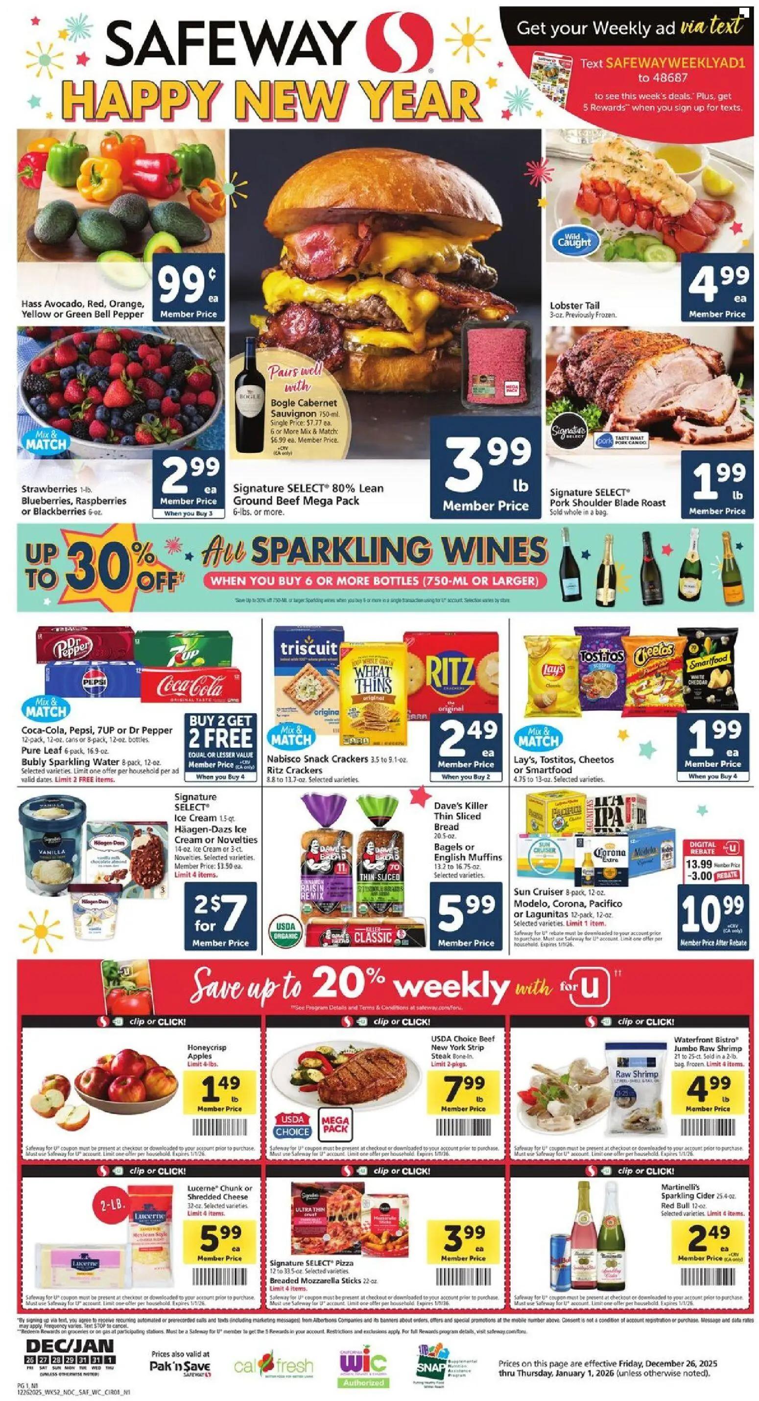 safeway - Safeway Weekly Ad - 12/26/2025 - 01/01/2026 2025