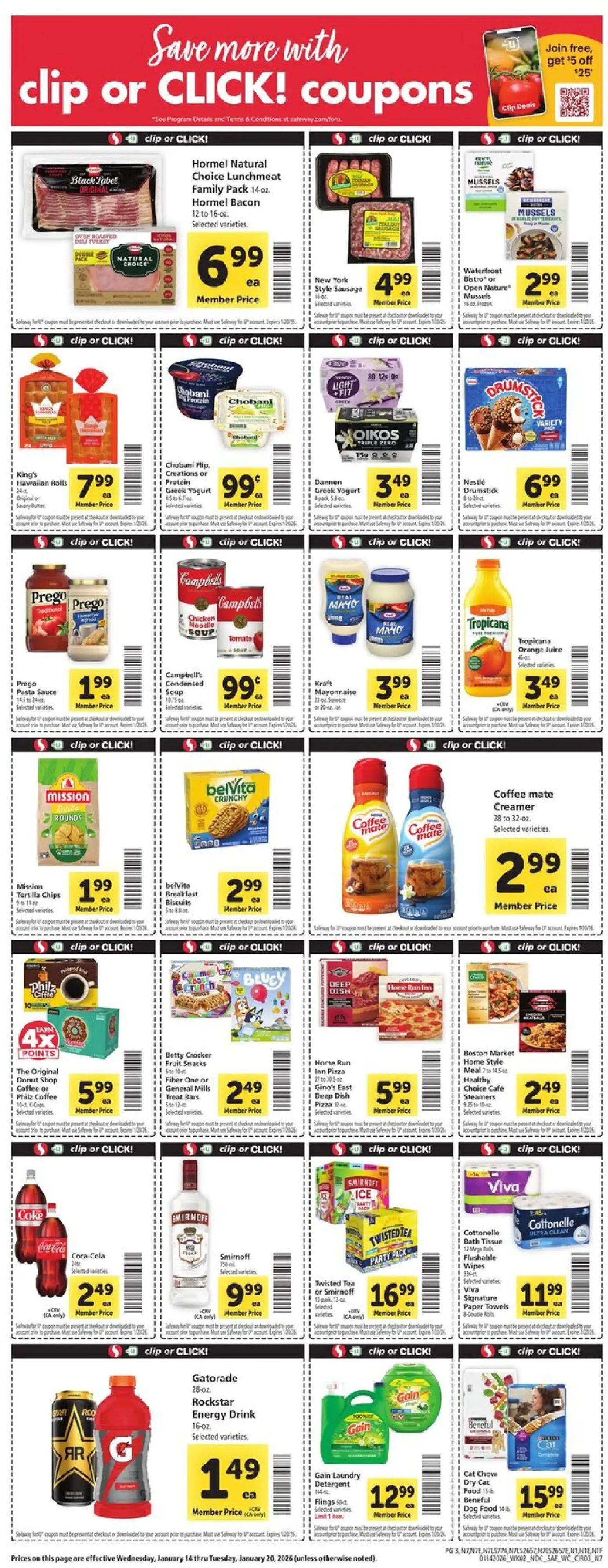 safeway - Safeway Weekly Ad - 01/14 - 01/20 2026 - page: 3