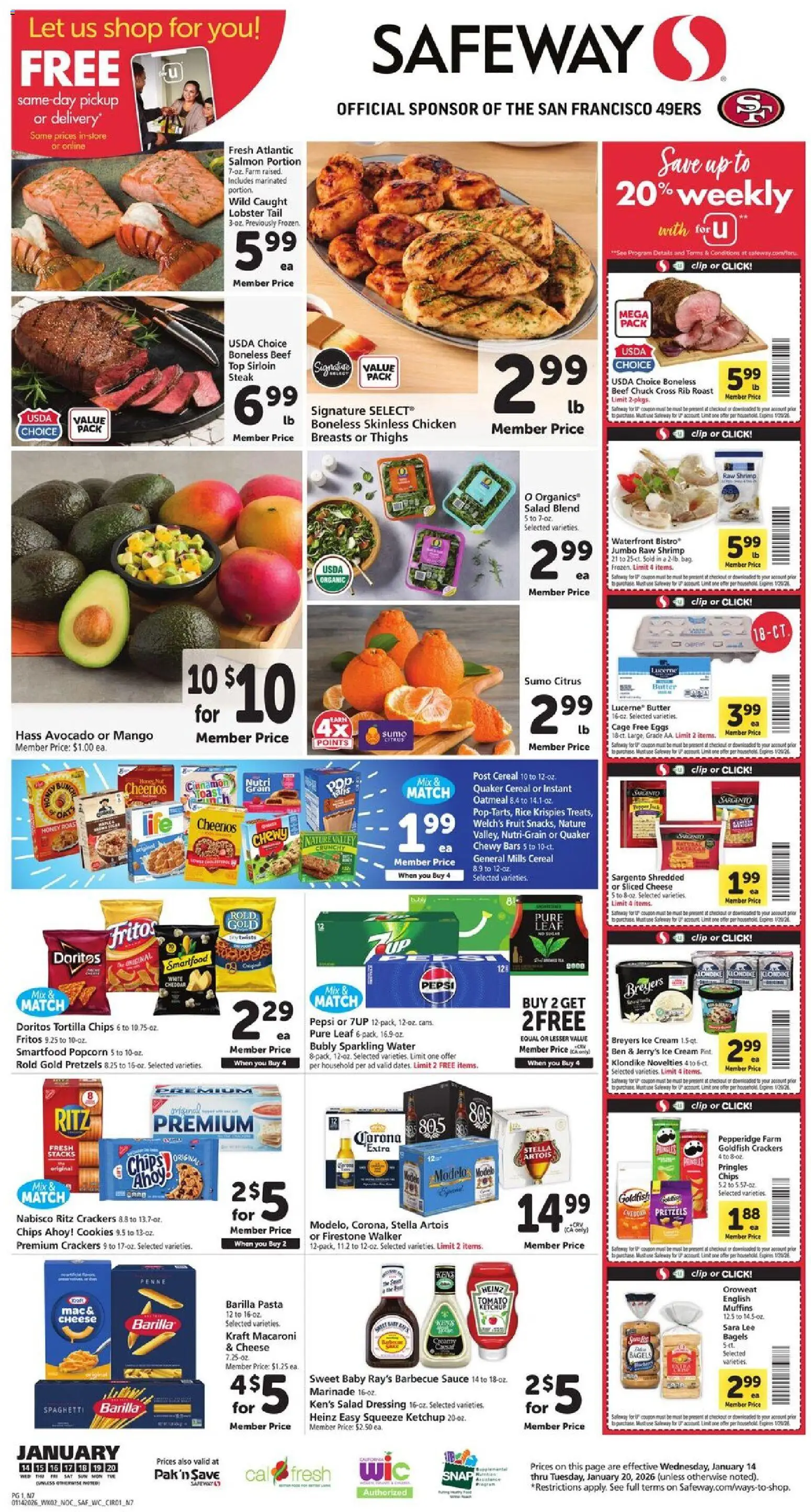 safeway - Safeway Weekly Ad - 01/14 - 01/20 2026