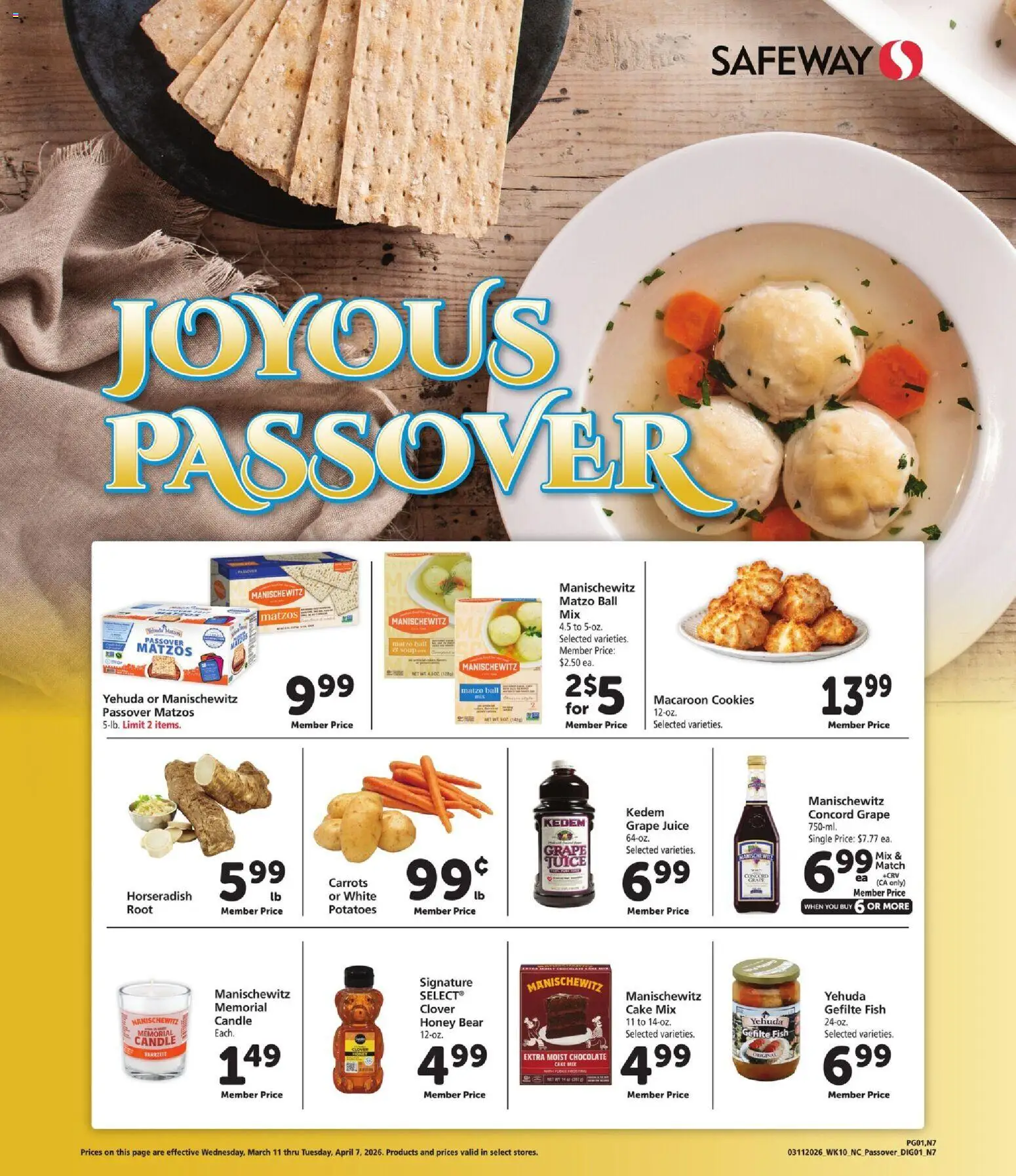 safeway - Safeway Ad - 03/11 - 04/07 2026