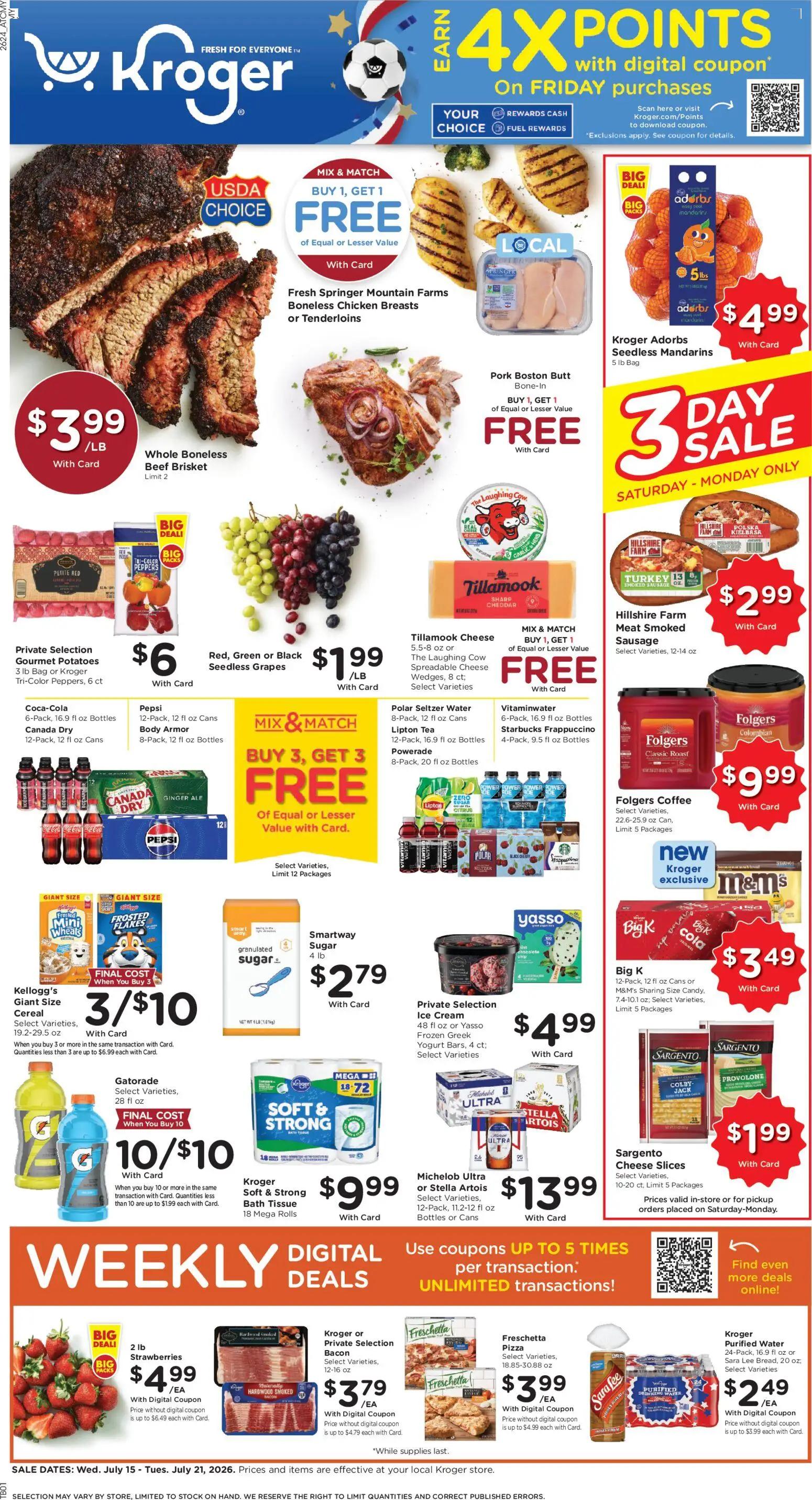 kroger - Kroger Weekly Ad - 07/15 - 07/21 2026