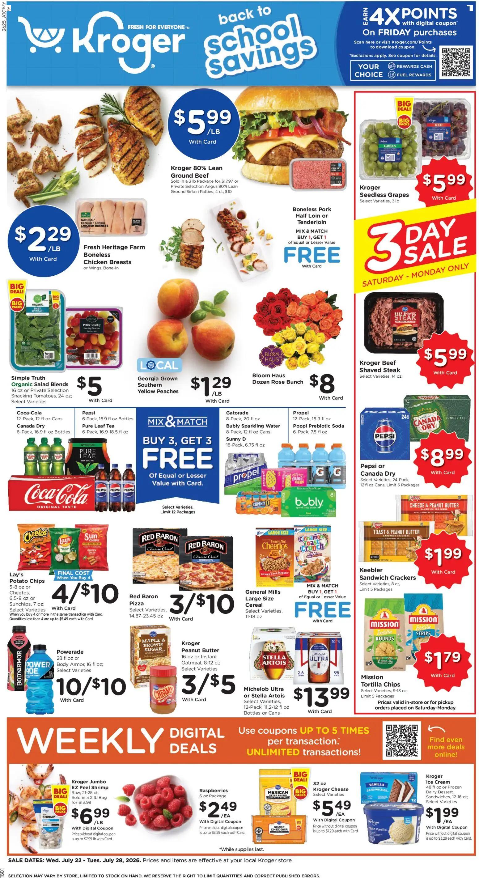 kroger - Kroger Weekly Ad - 07/22 - 07/28 2026