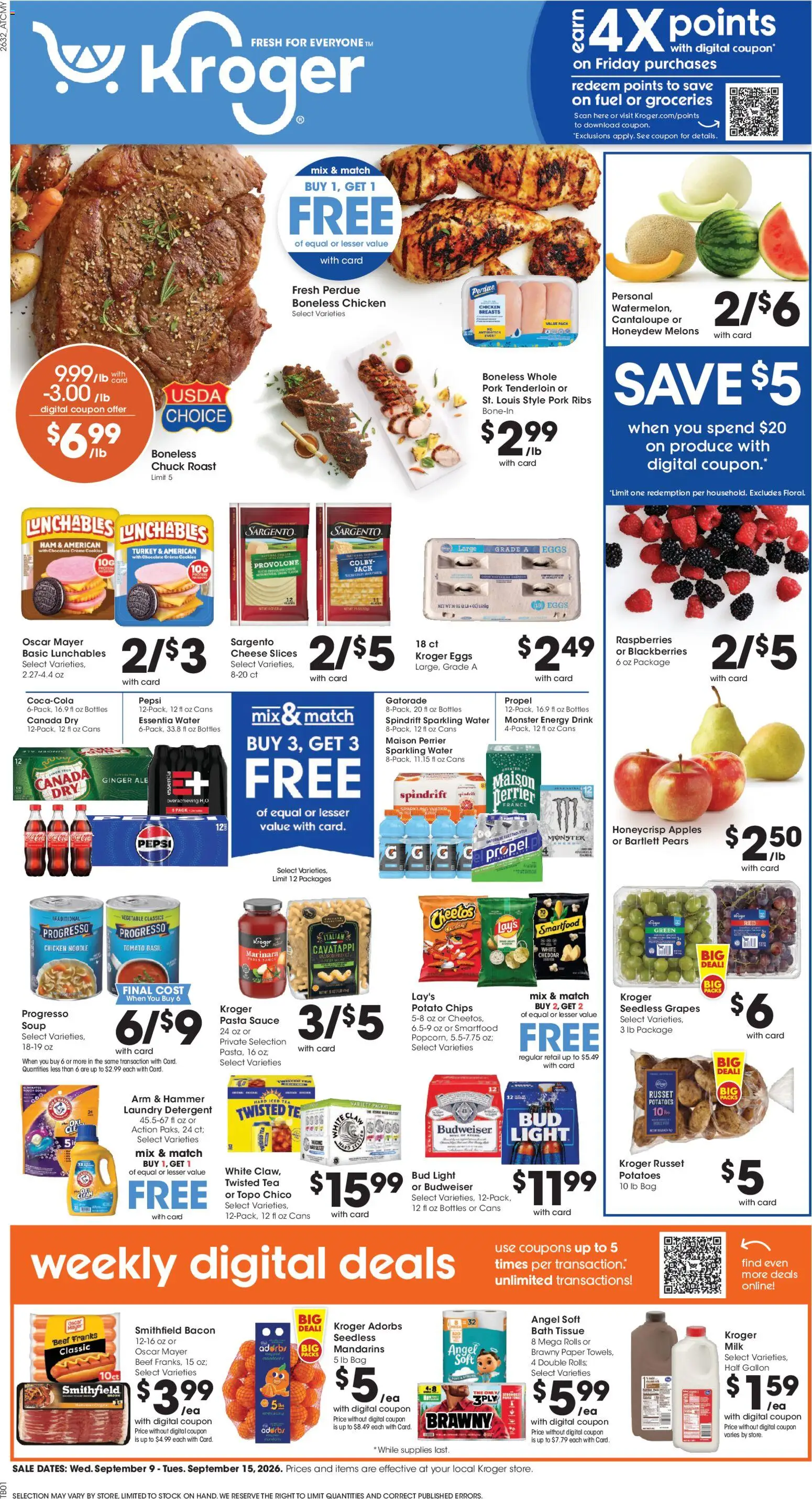 kroger - Kroger Weekly Ad - 09/09 - 09/15 2026