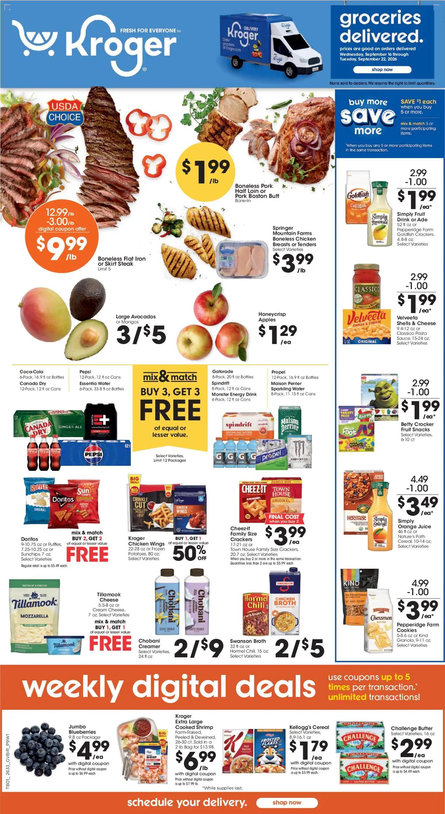 kroger - Kroger Ad - 09/16 - 09/22 2026 - page: 1