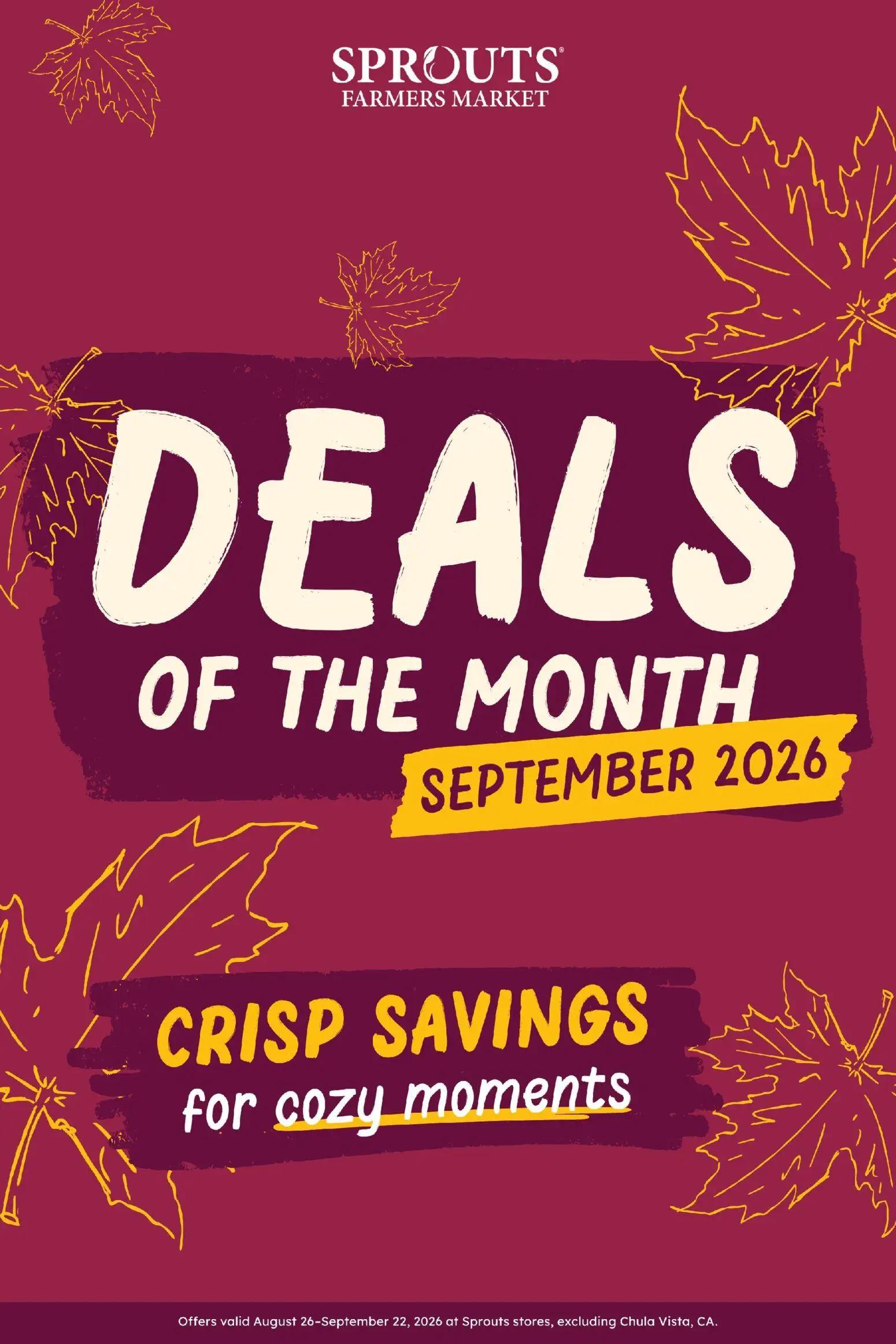 sprouts - Sprouts Monthly Ad - 08/26 - 09/30 2026