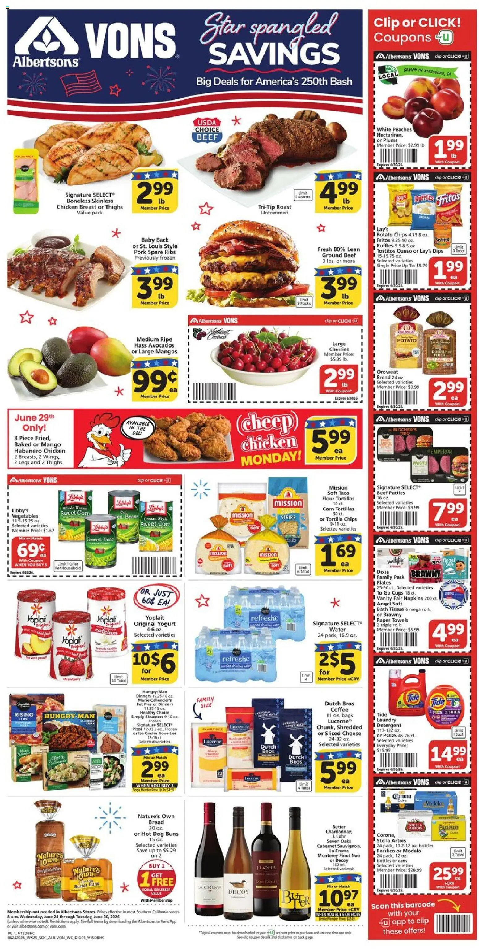 vons - Vons Weekly Ad - 06/24 - 06/30 2026