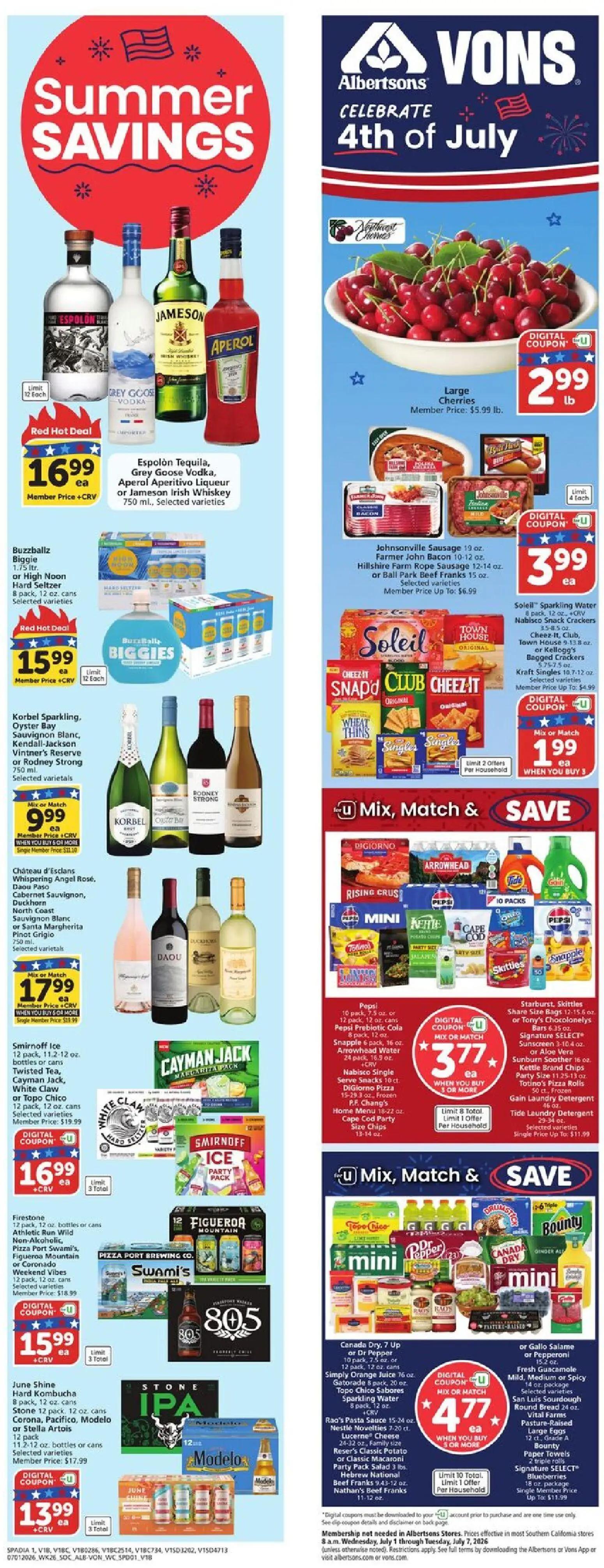 vons - Vons Weekly Ad - 07/01 - 07/07 2026 - page: 2
