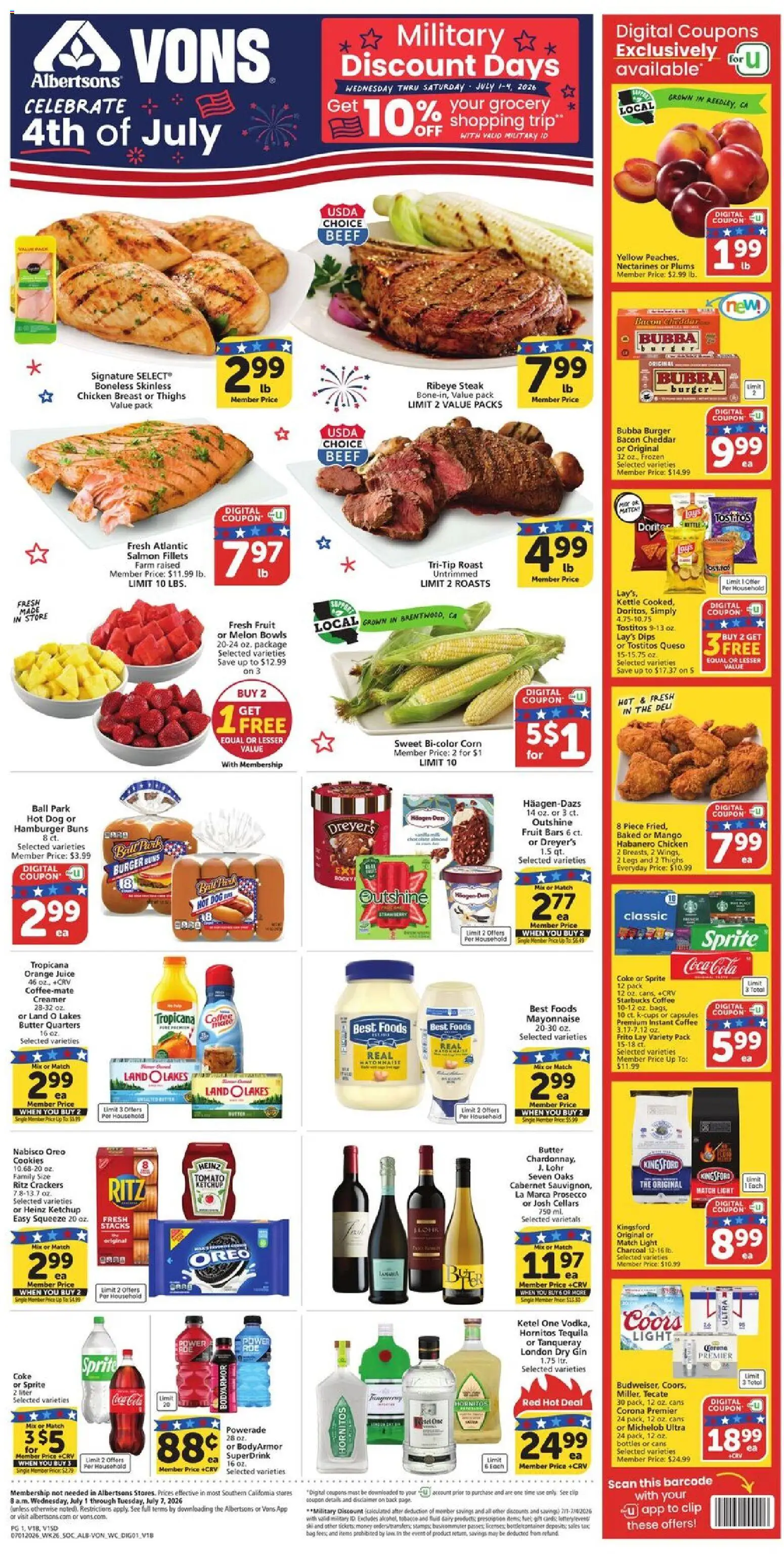 vons - Vons Weekly Ad - 07/01 - 07/07 2026