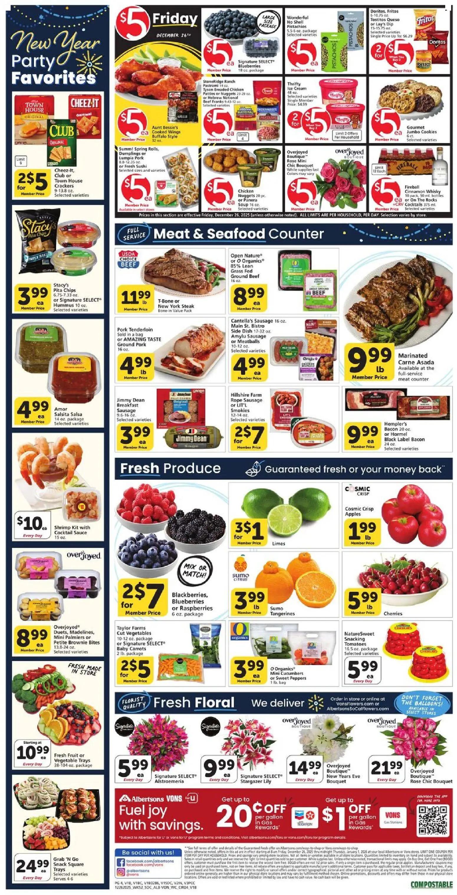 vons - Vons Weekly Ad - 12/26/2025 - 01/01/2026 2025 - page: 4
