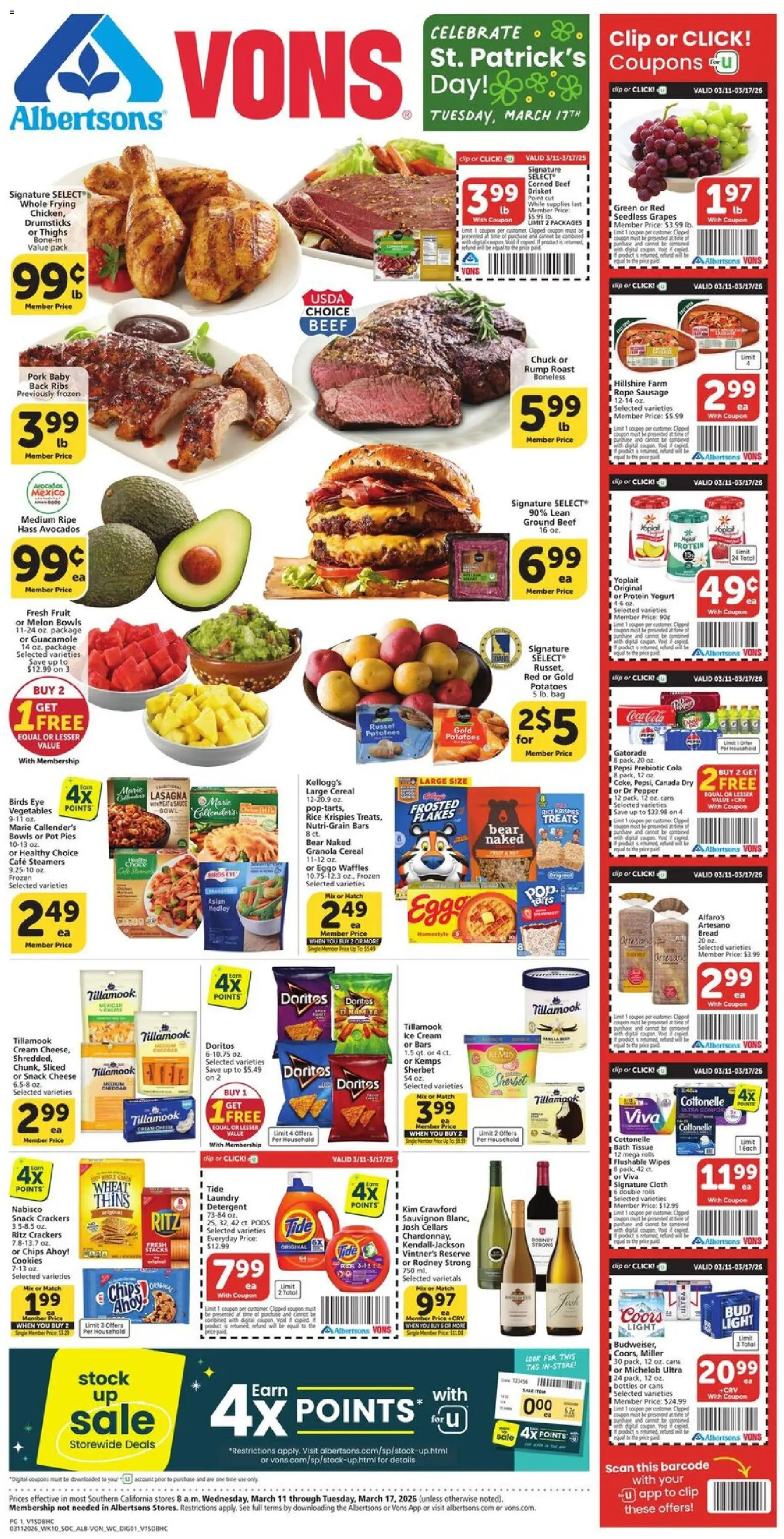 vons - Vons Weekly Ad - 03/11 - 03/17 2026